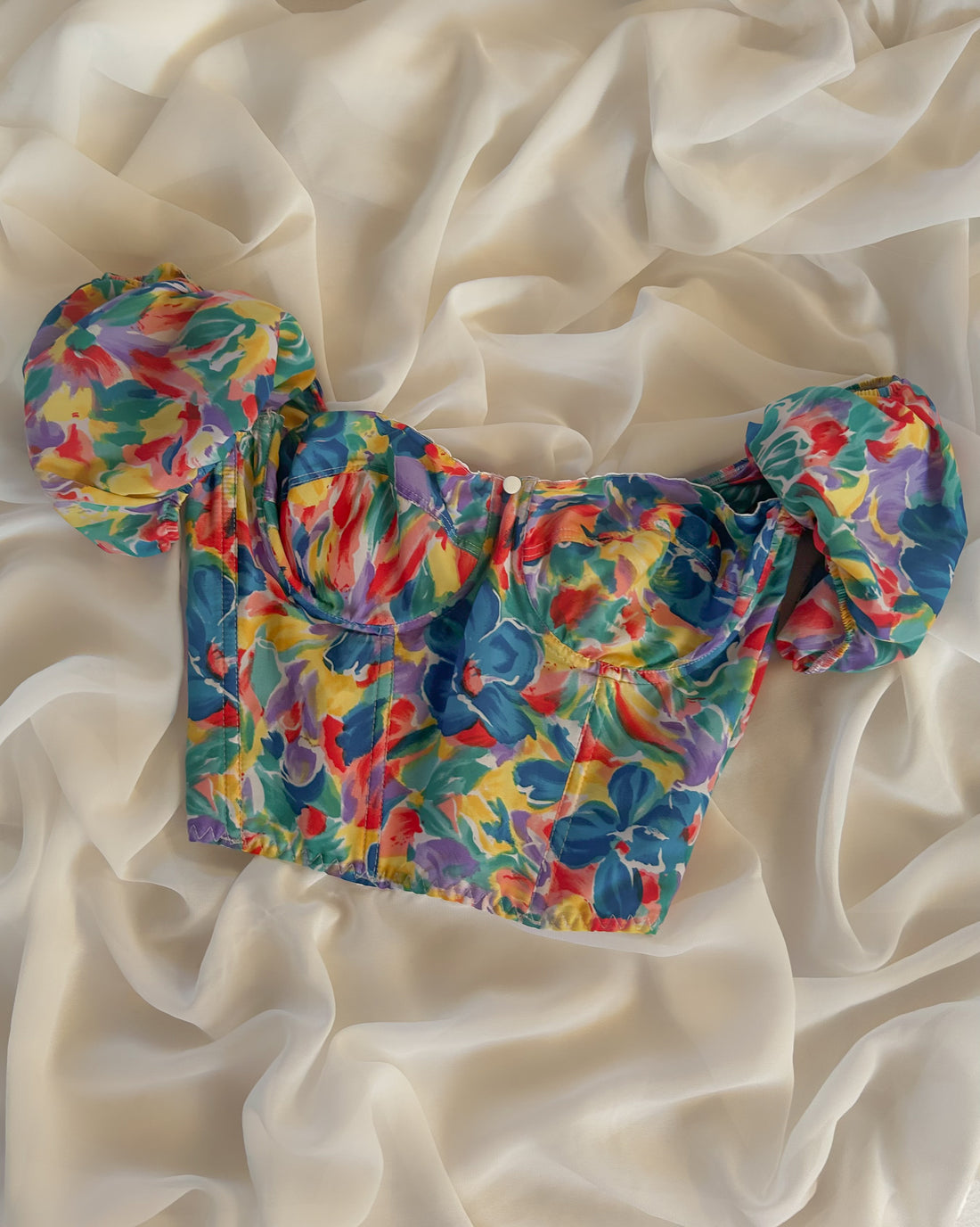 Bright Floral Bustier 75C/70D/80B