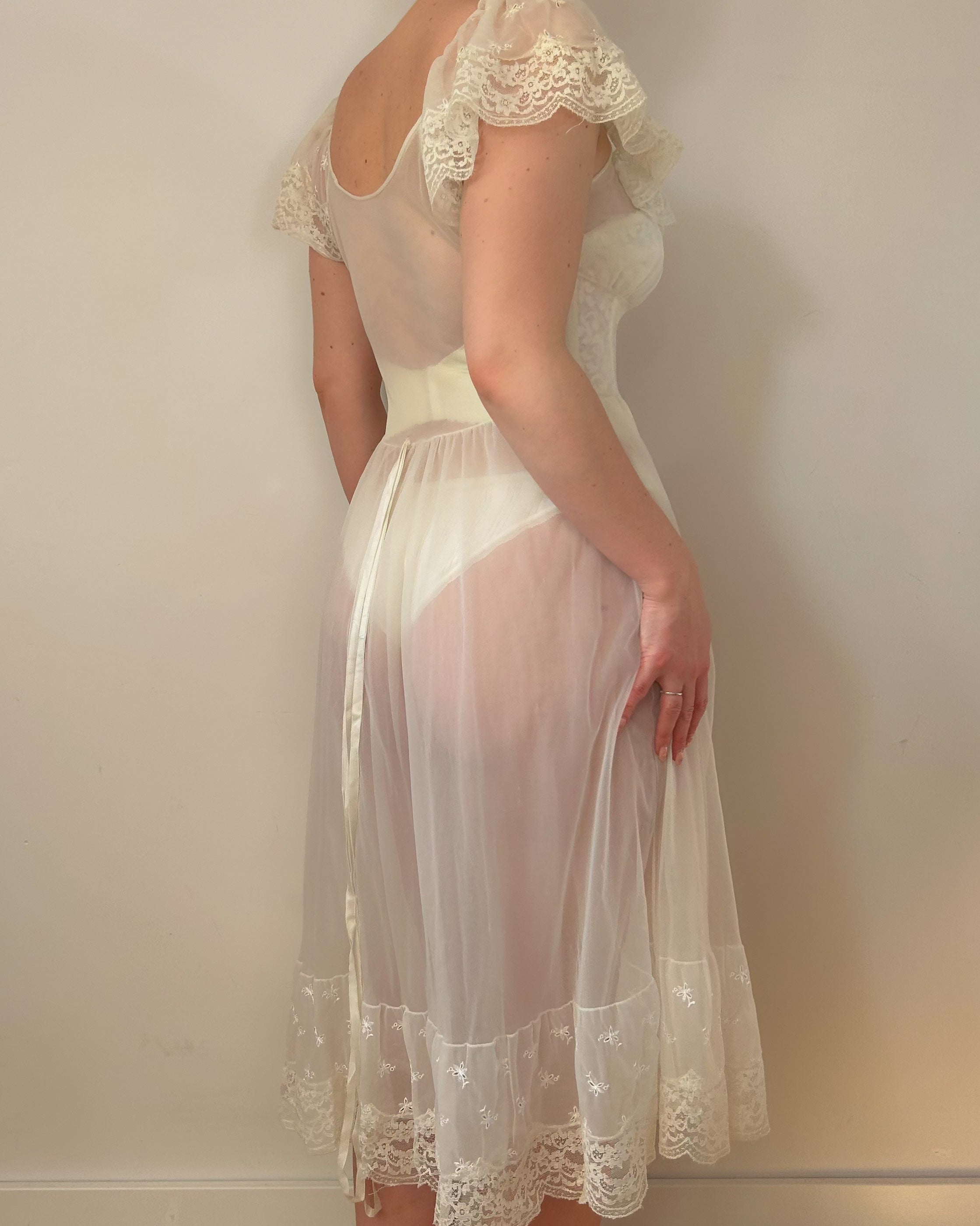 Dream Peignoir Dress Set (S)