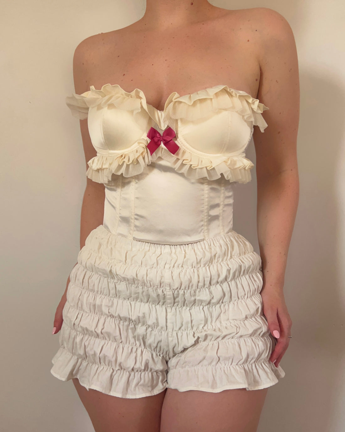 00s Victoria’s Secret Ruffle Bustier 85B/80C/90A