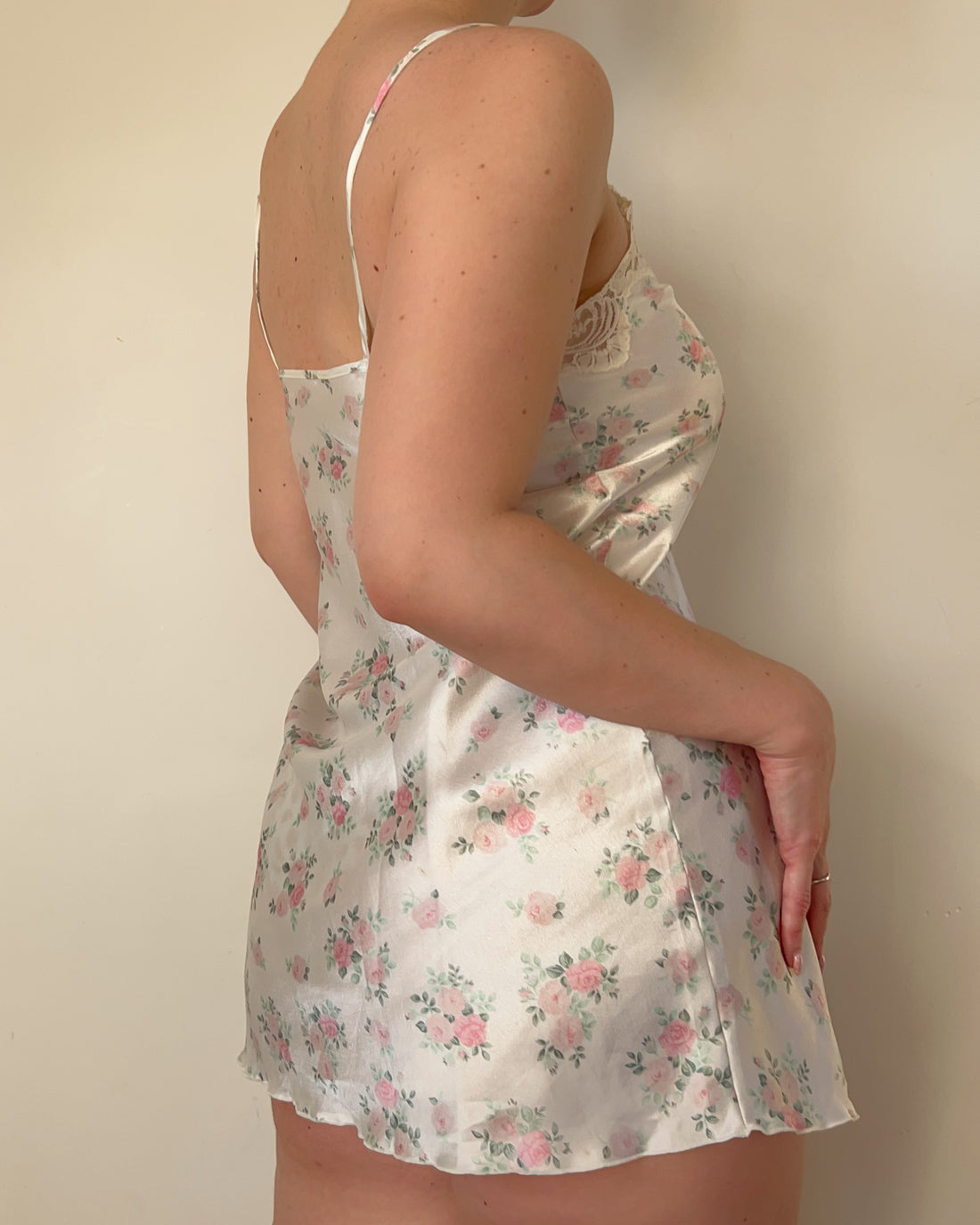Soft White Mini Dress (S/M)