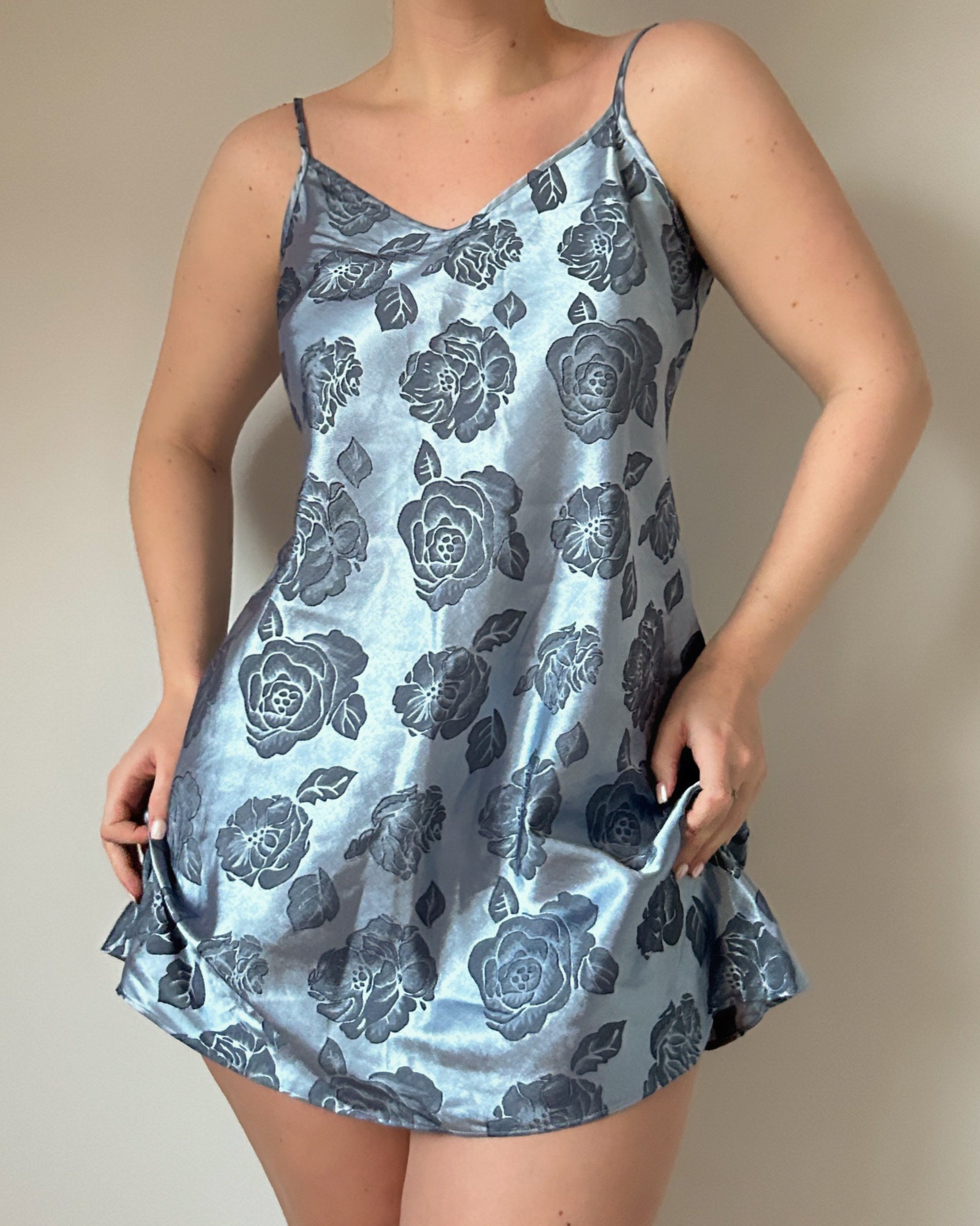 Blue Rose Satin Mini (L)
