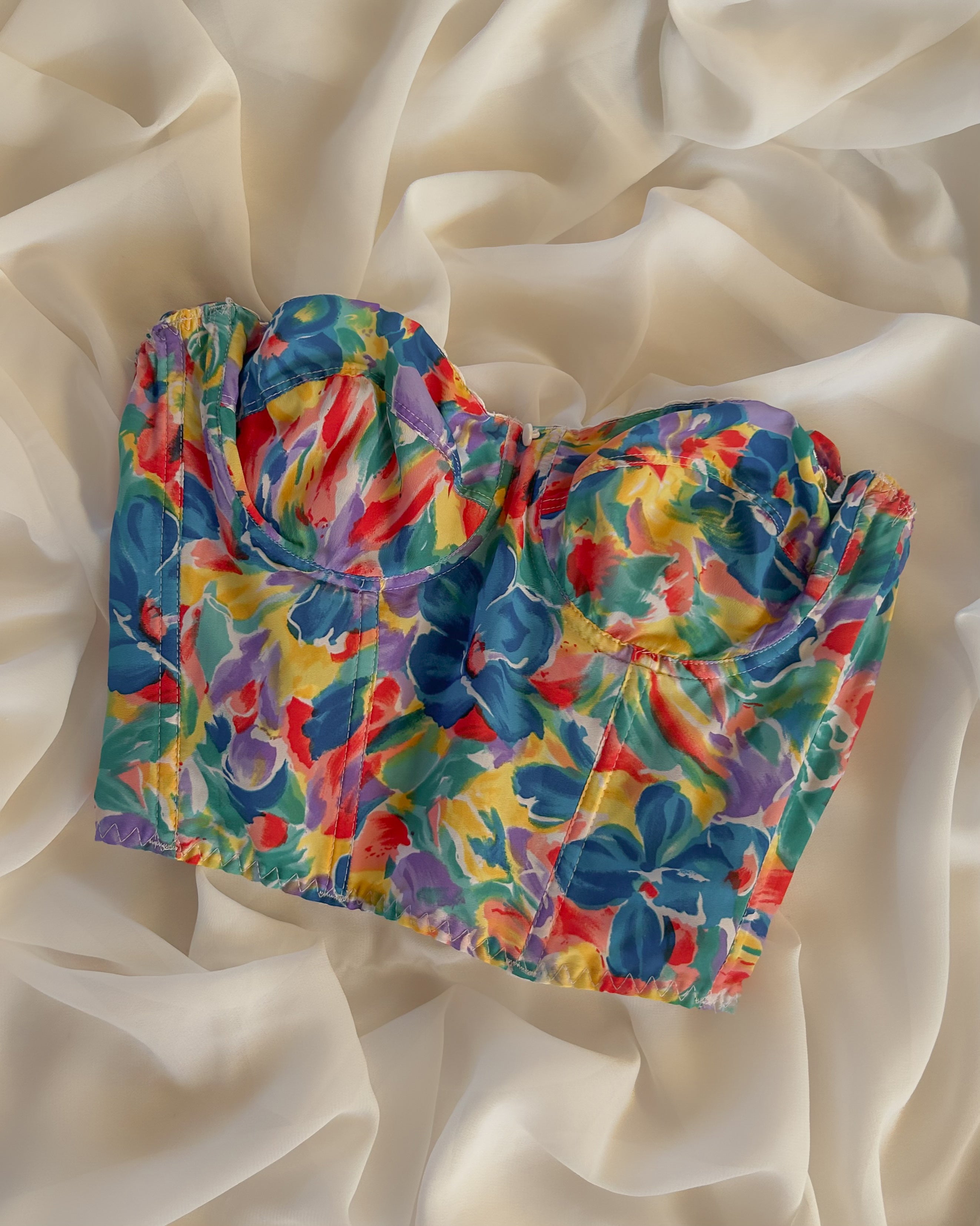 Bright Floral Bustier 75C/70D/80B