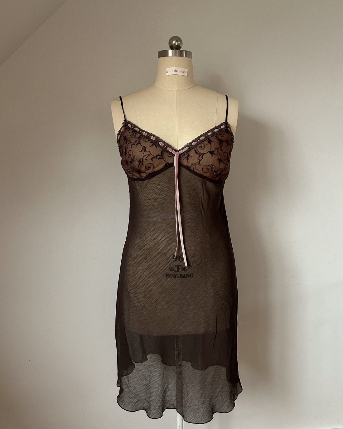 Brown Embroidery Slip (L/XL)