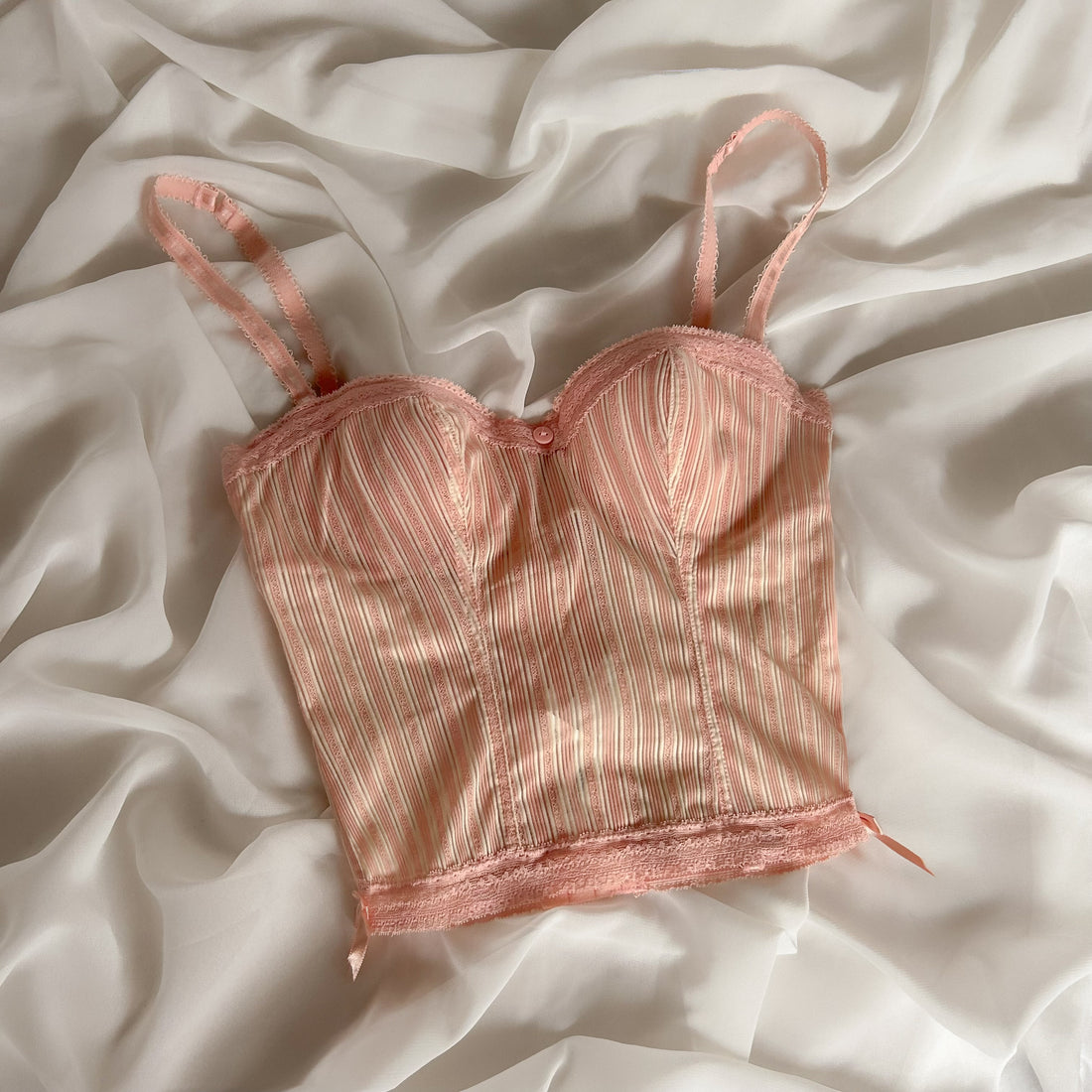 Pink Pin Stripe Bustier 70B/65C/75A