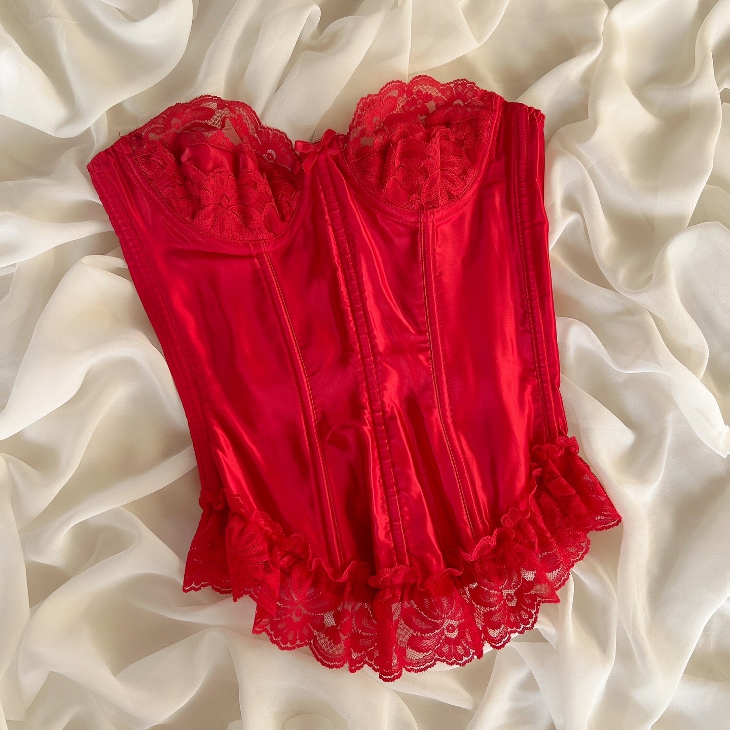 Royal Red Bustier 75C/70D/80B