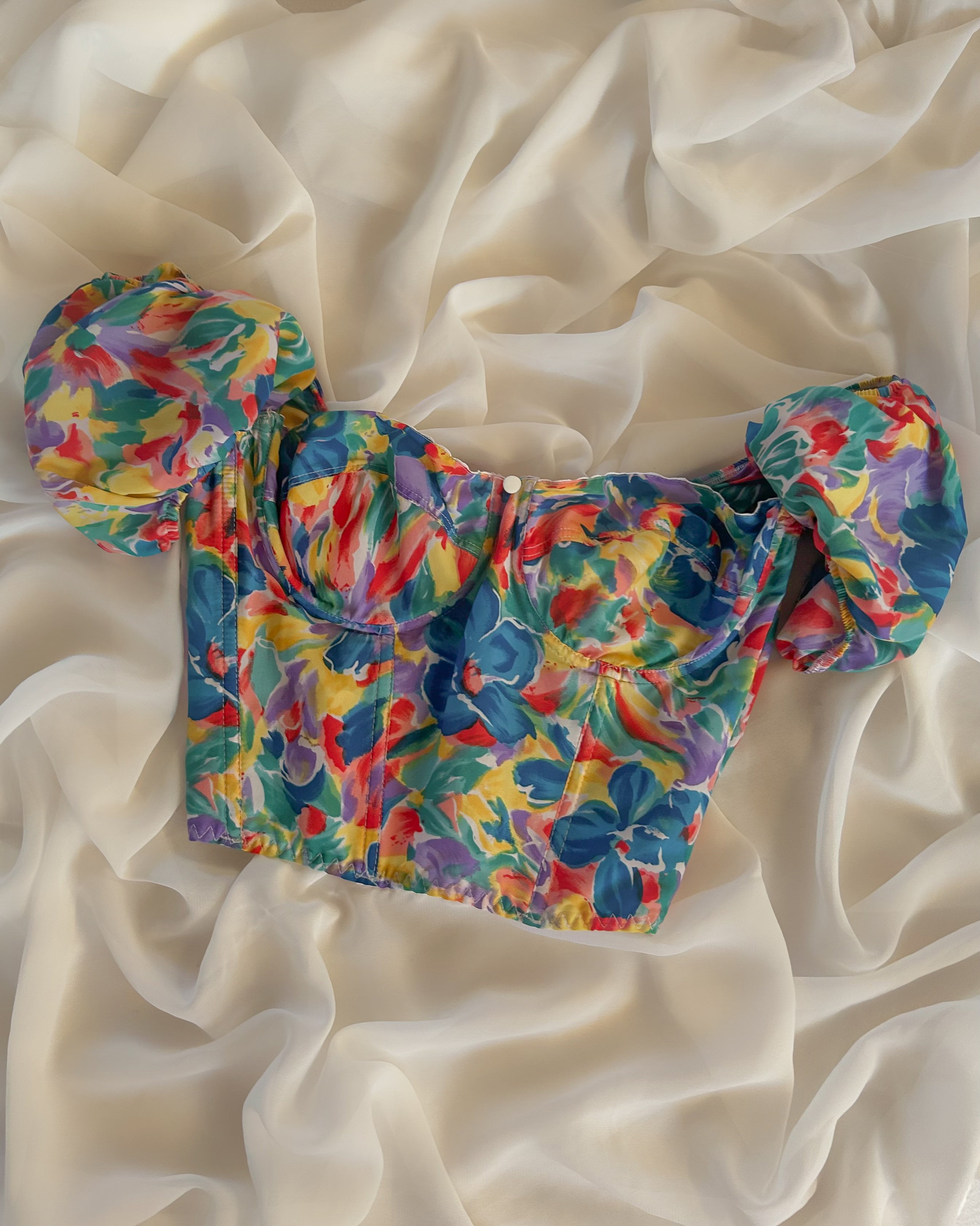 Bright Floral Bustier 75C/70D/80B