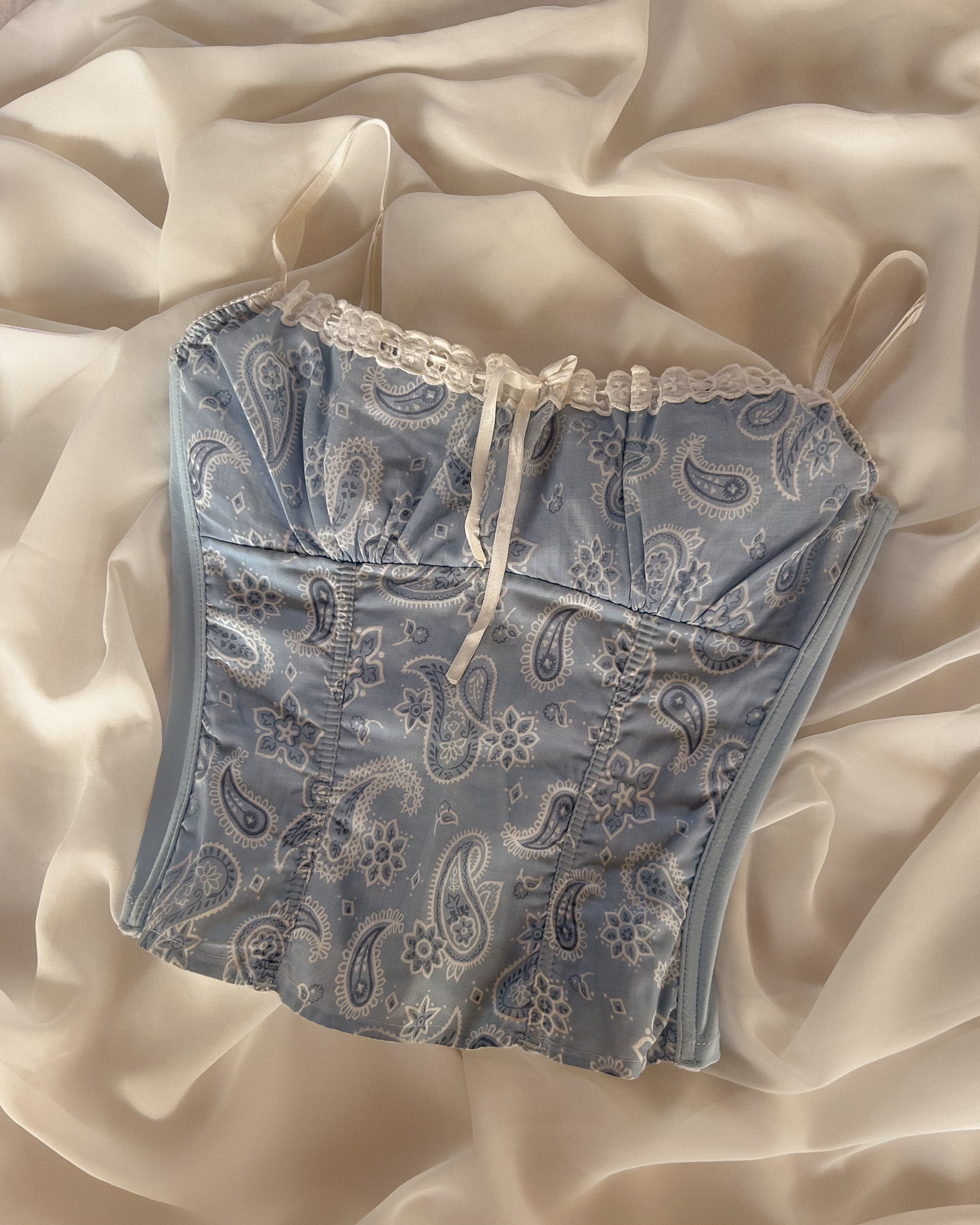 Blue Bustier 75C/70D/80B
