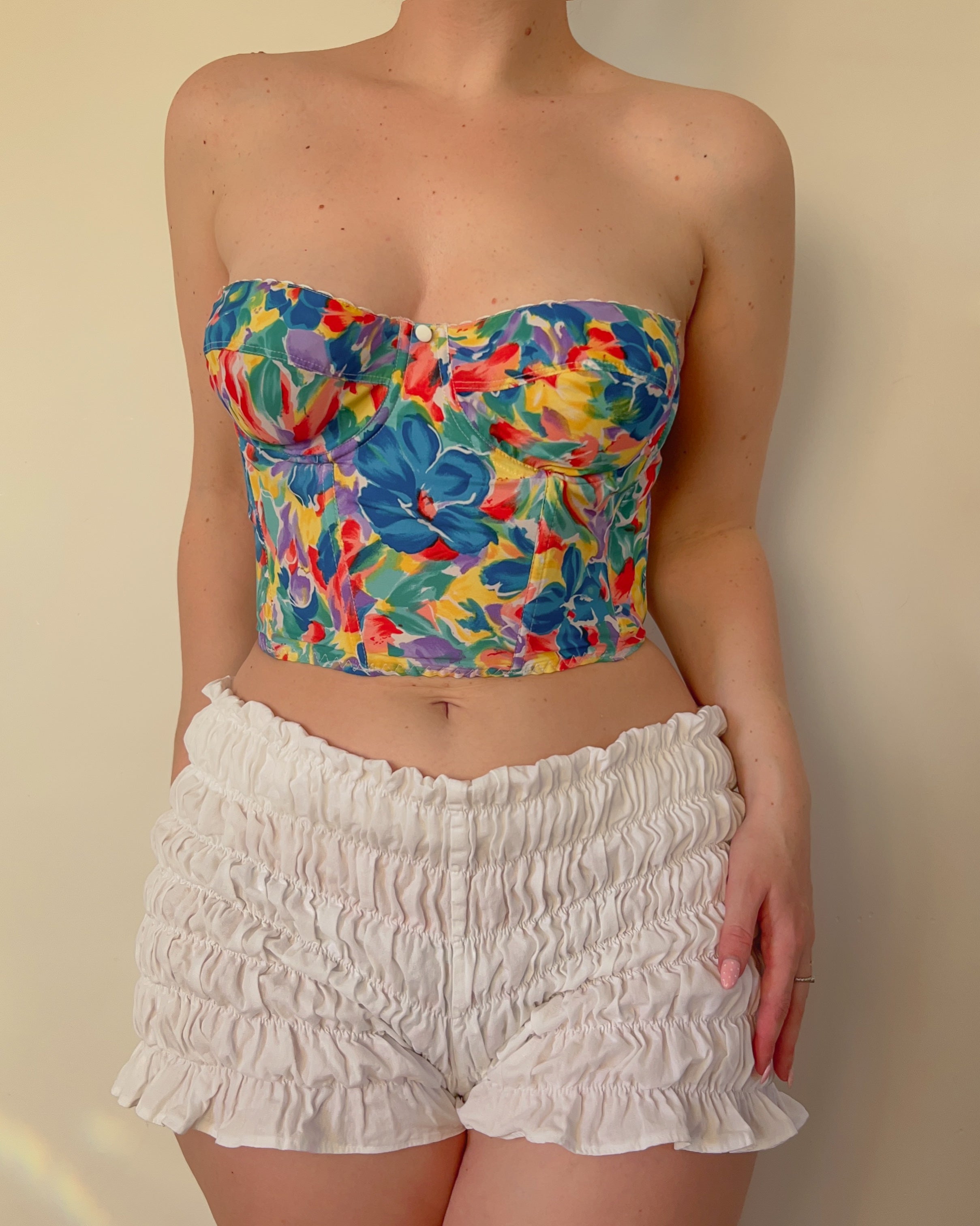 Bright Floral Bustier 75C/70D/80B
