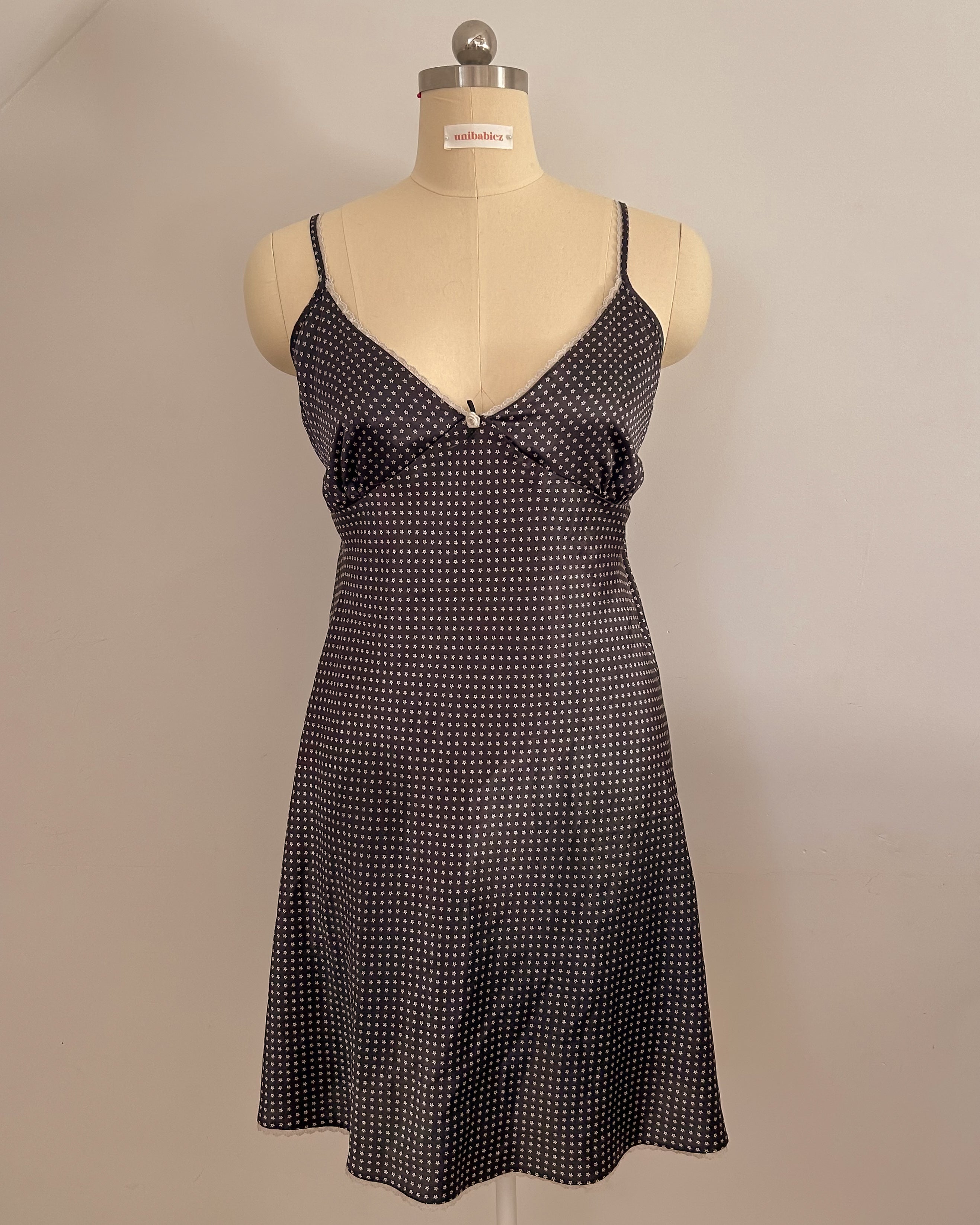 Black Lace Trim Slip (XXL)