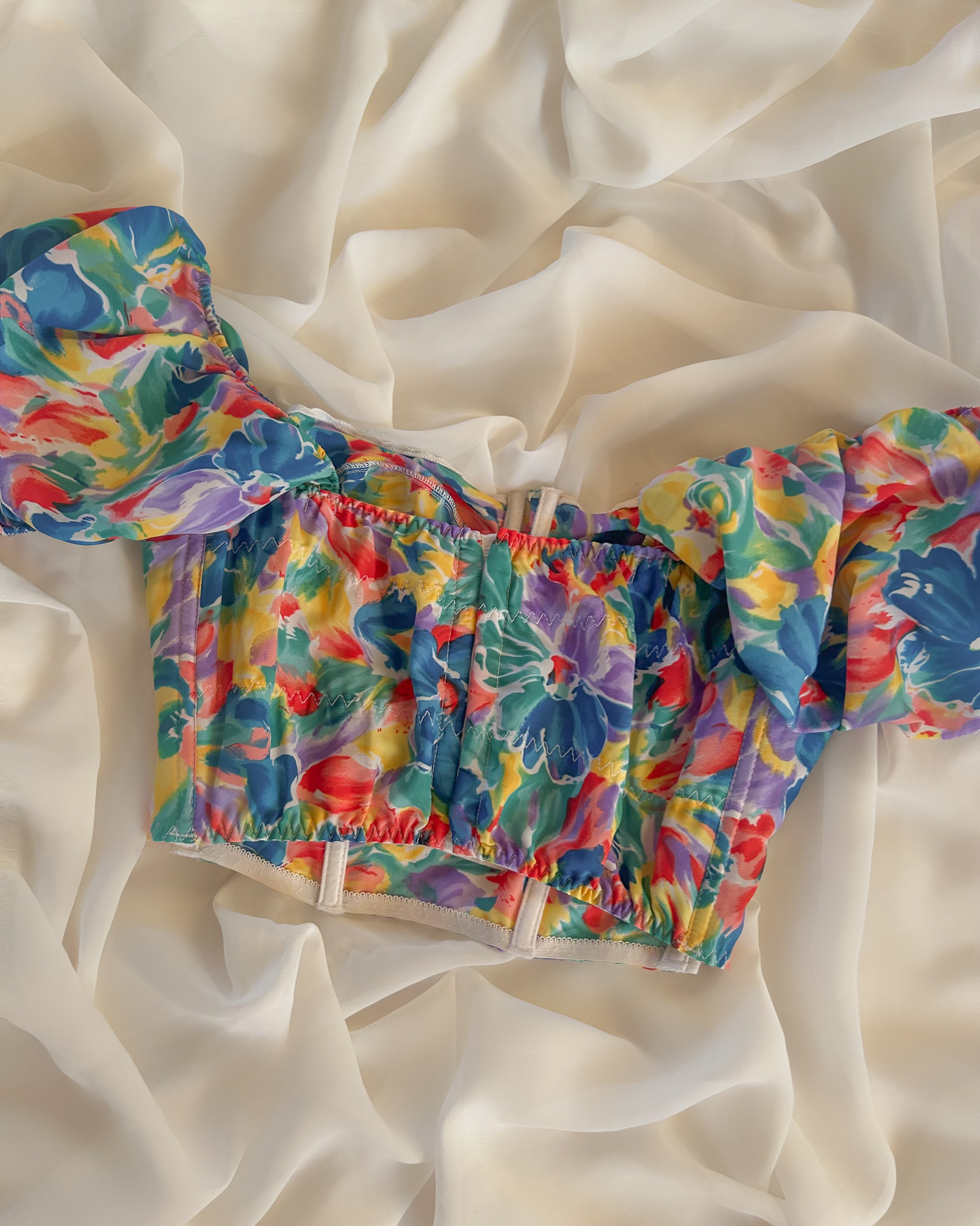 Bright Floral Bustier 75C/70D/80B
