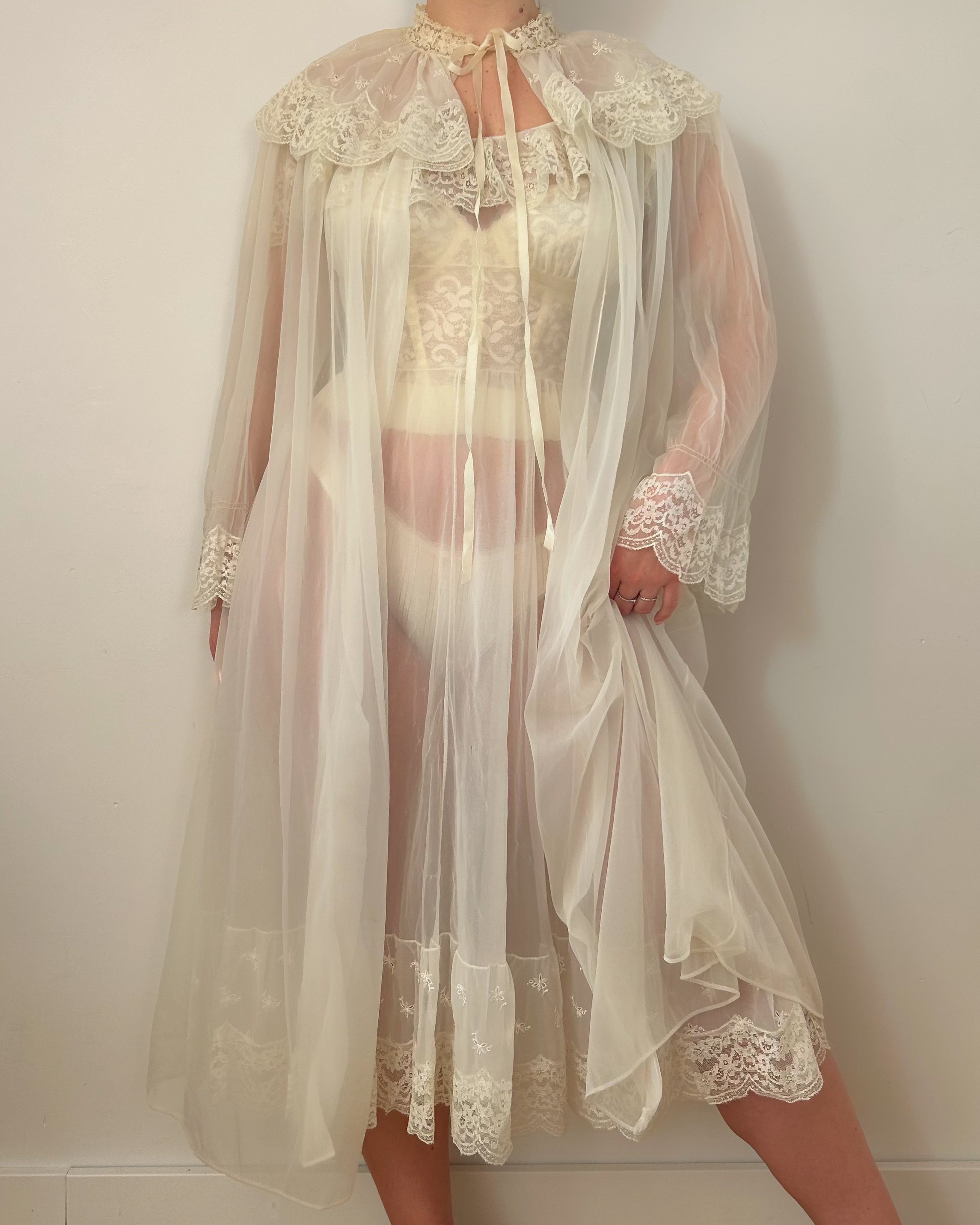 Dream Peignoir Dress Set (S)