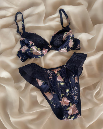 Satin Blue Rose Set 70B/65C/75A