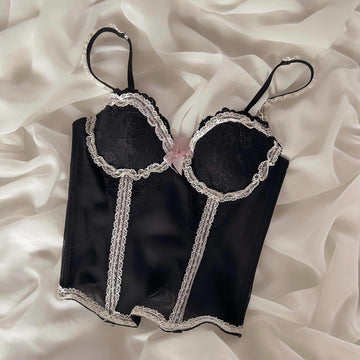 Black Bow Bustier 80C/75D/85B