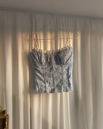 Blue Bustier 75C/70D/80B