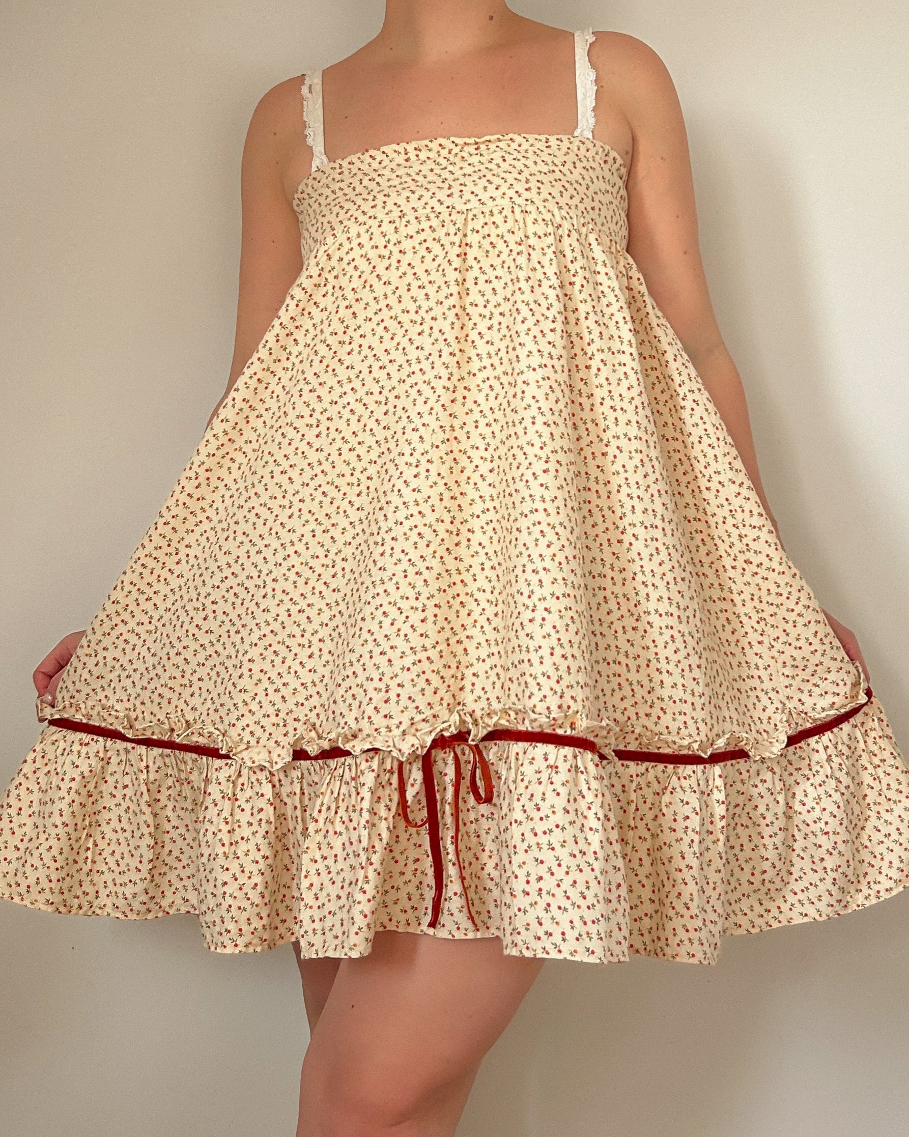 Floral Dress Skirt (M/L)