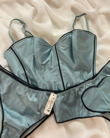 Playboy Satin 3–Piece 80C/75D/85B