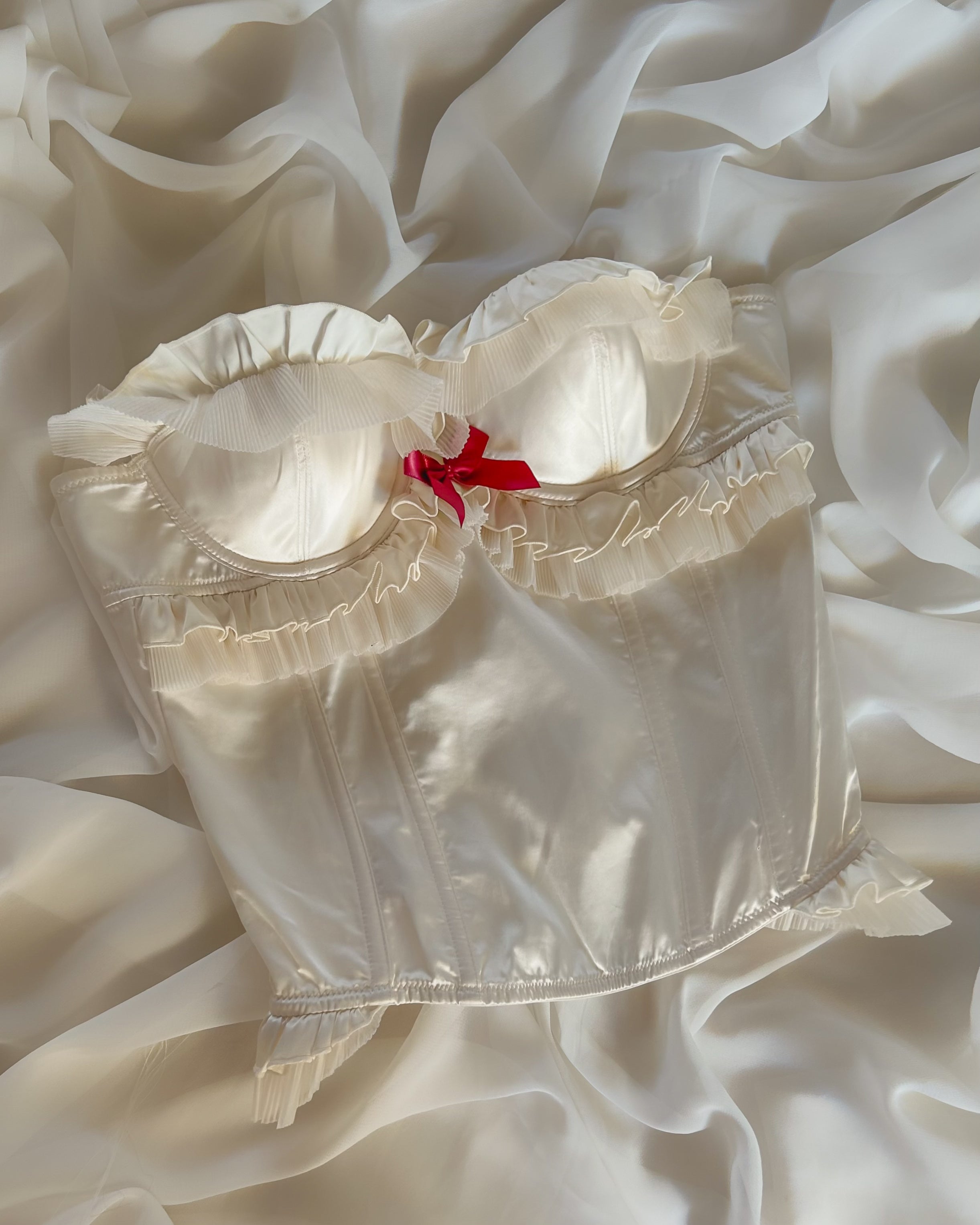 00s Victoria’s Secret Ruffle Bustier 85B/80C/90A