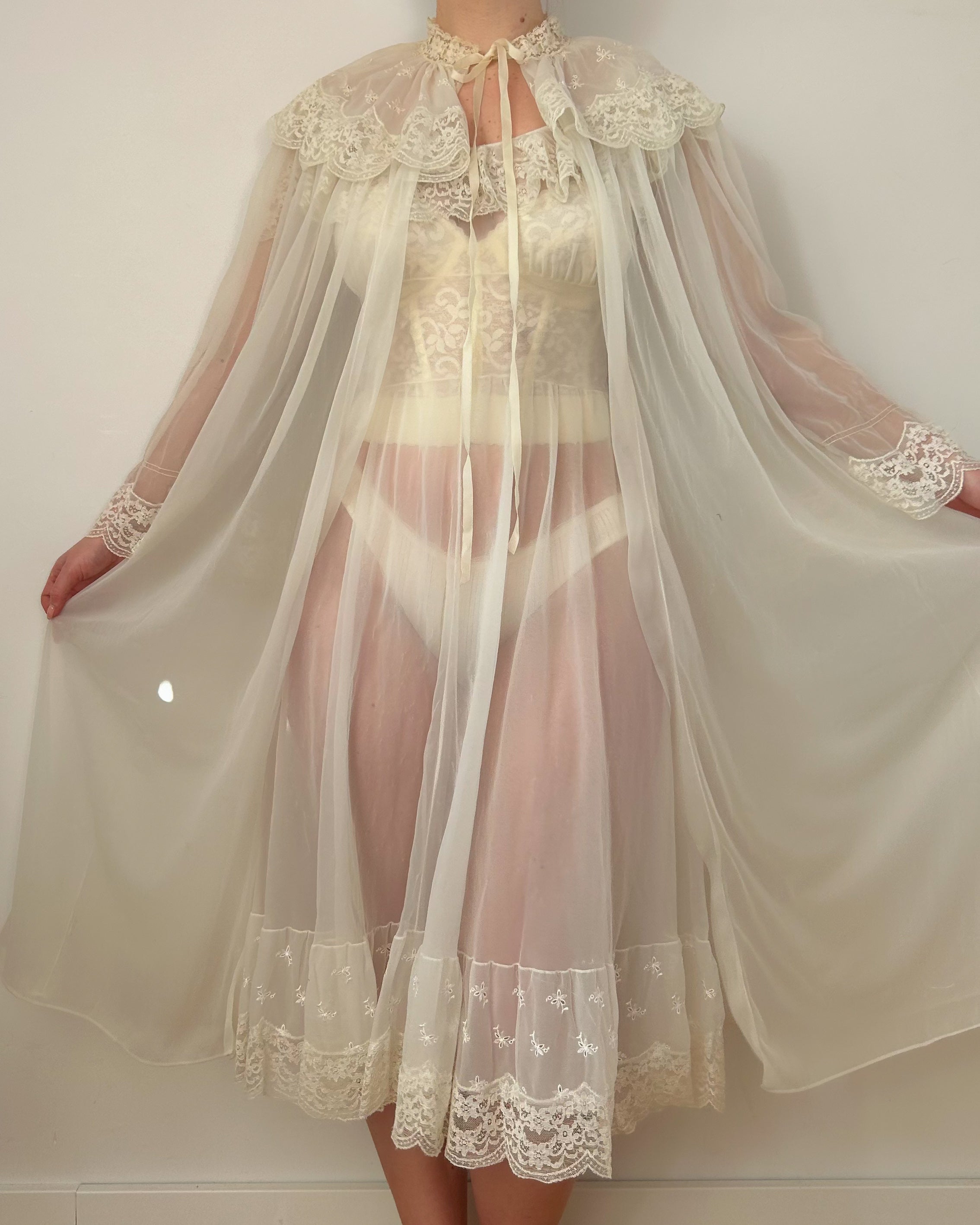 Dream Peignoir Dress Set (S)