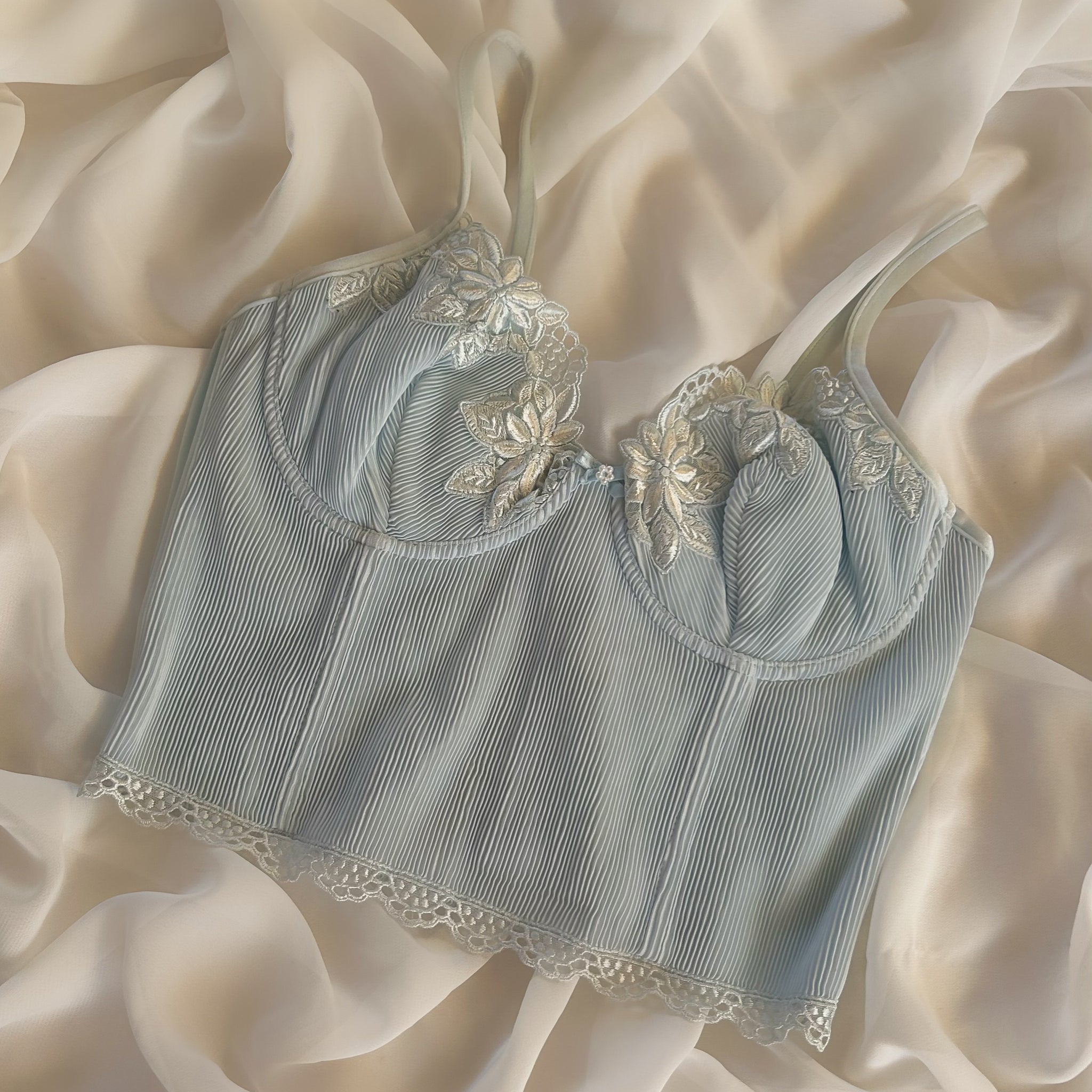 Baby Blue Bustier 75B/70C/80A