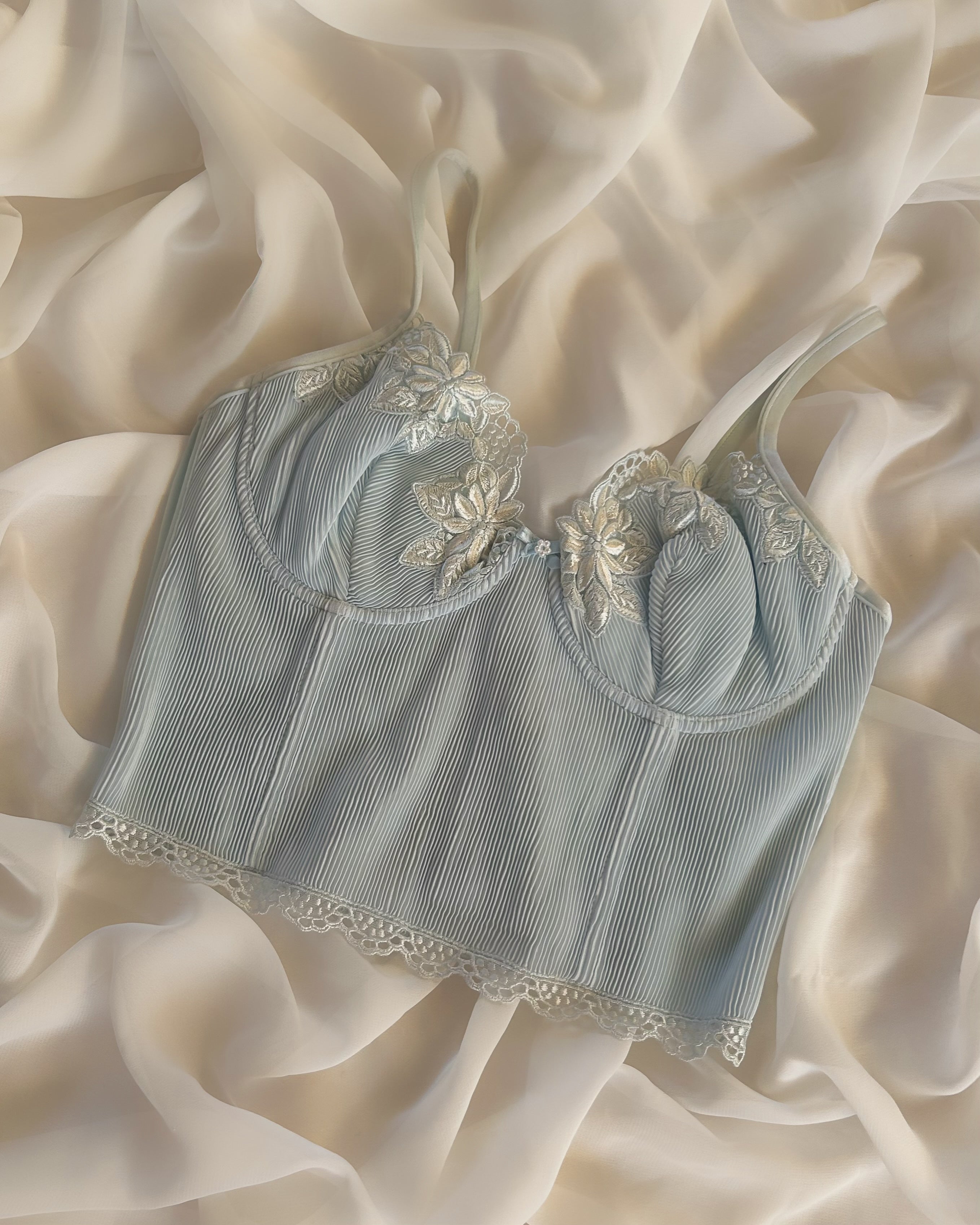Baby Blue Bustier 75B/70C/80A