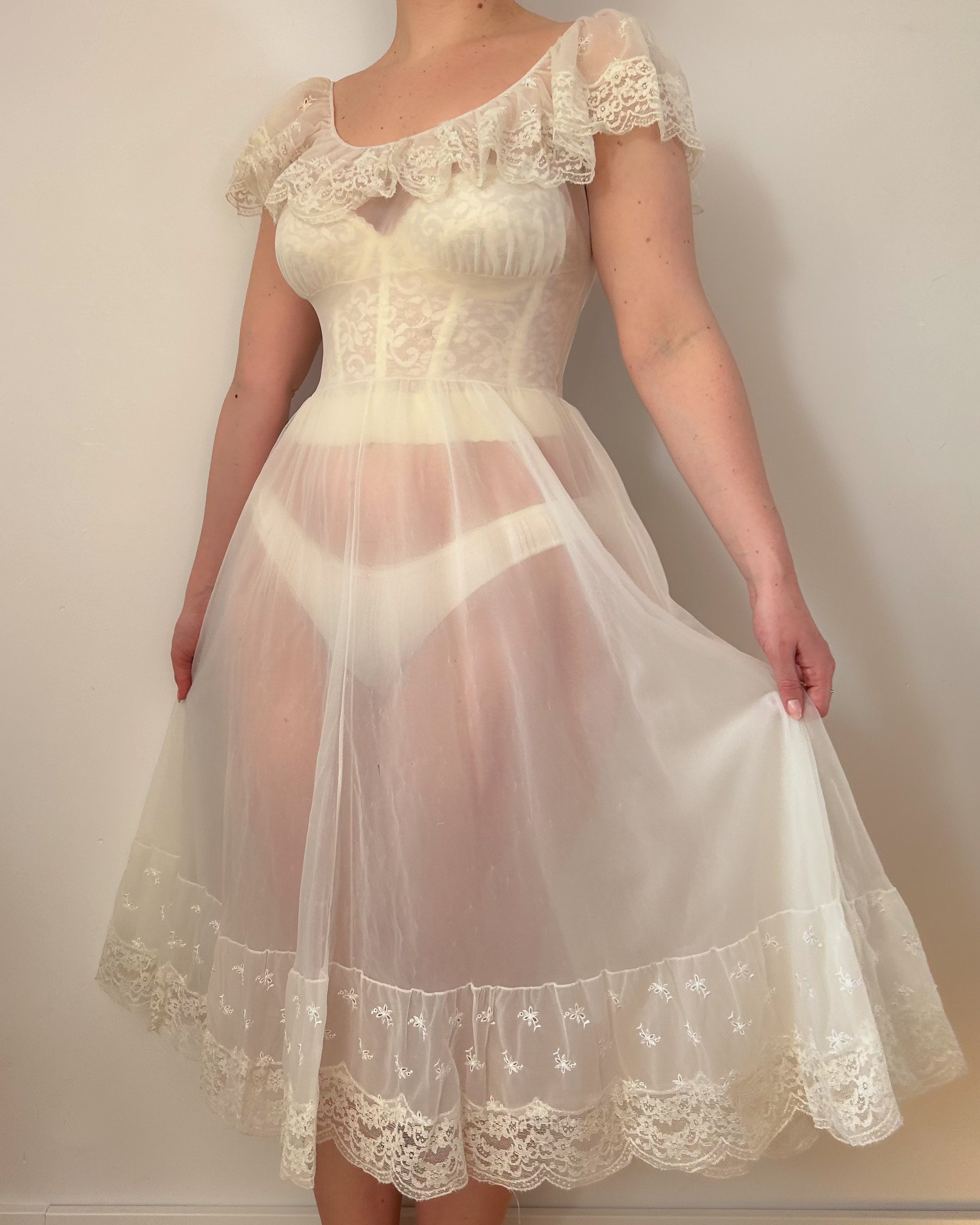 Dream Peignoir Dress Set (S)
