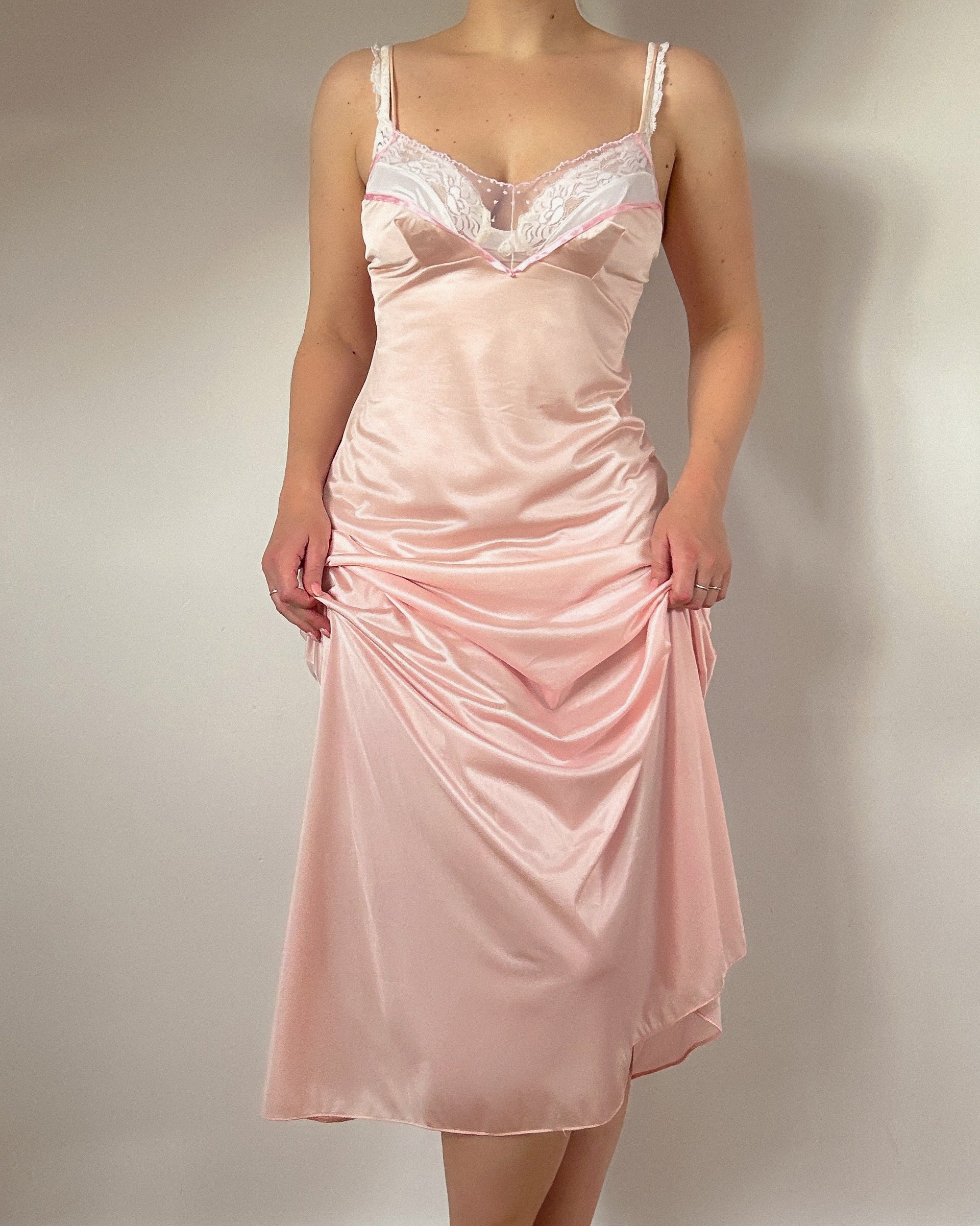 Pink Dream Peignoir Dress Set (S/M)