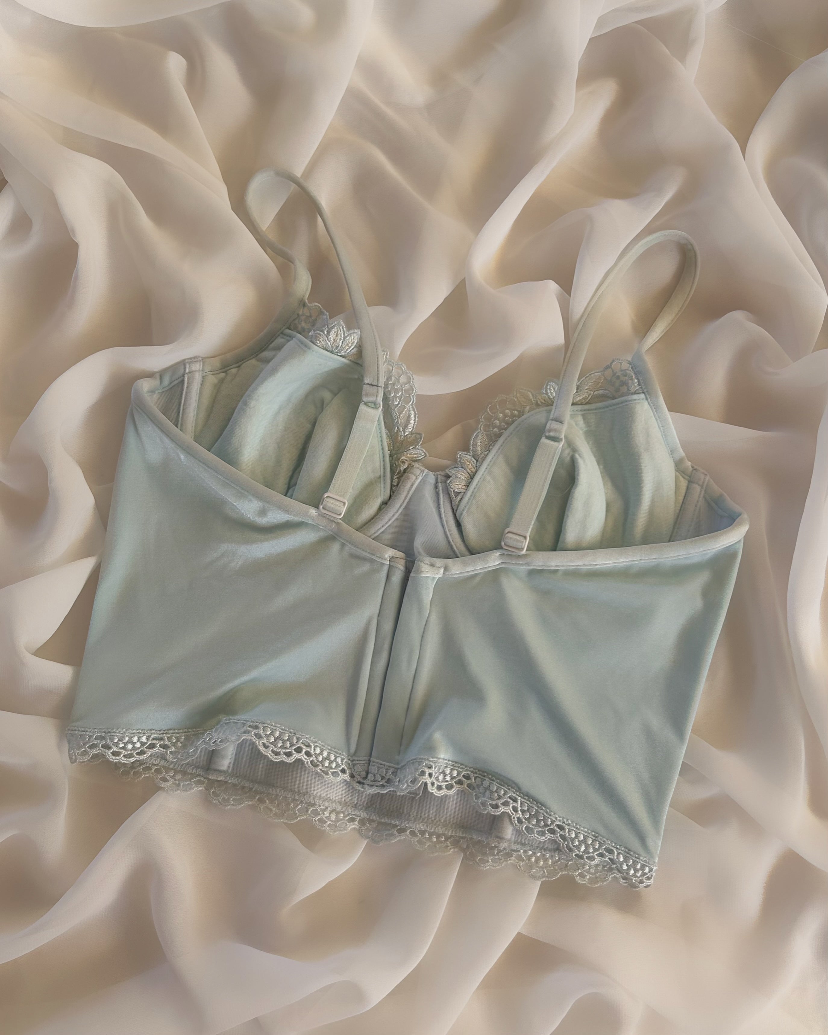 Baby Blue Bustier 75B/70C/80A