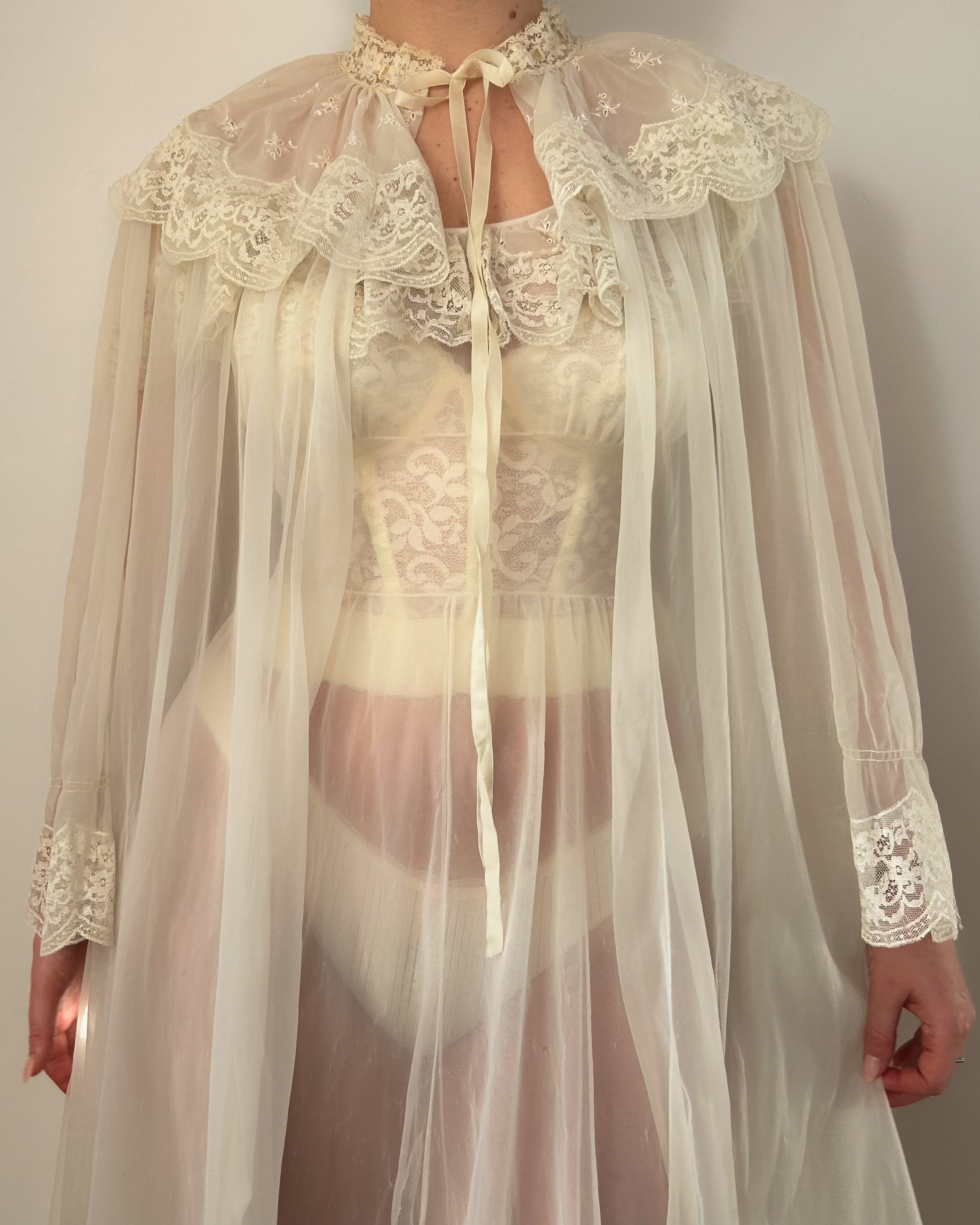Dream Peignoir Dress Set (S)