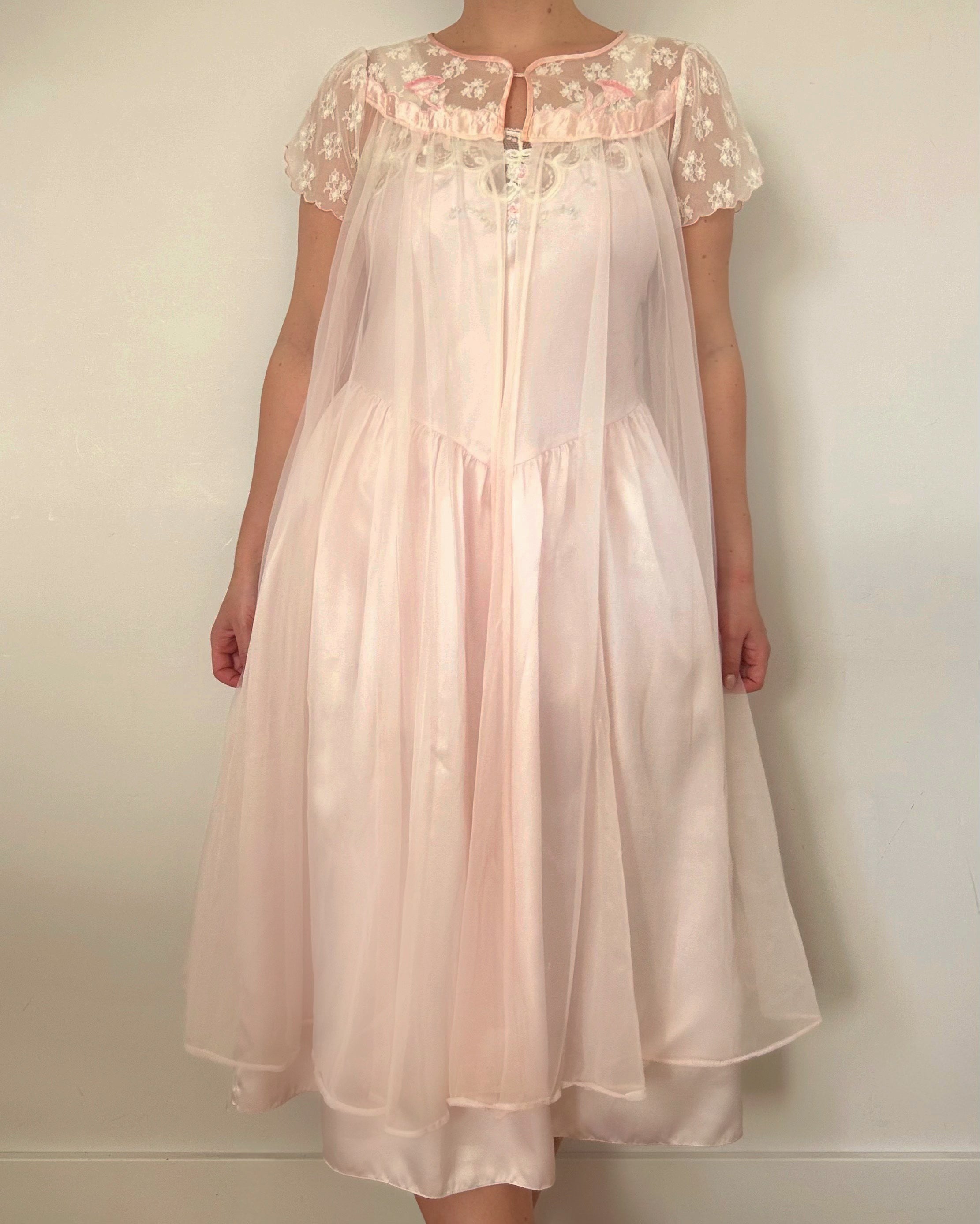 Pink Peignoir (One Size)