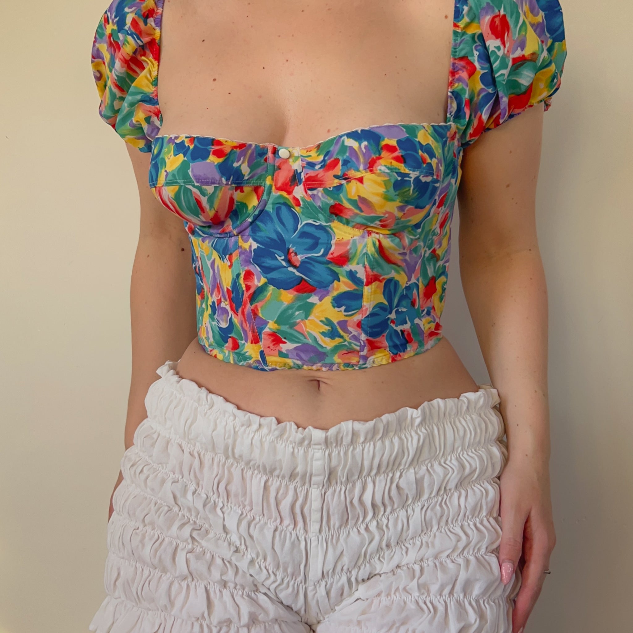Bright Floral Bustier 75C/70D/80B