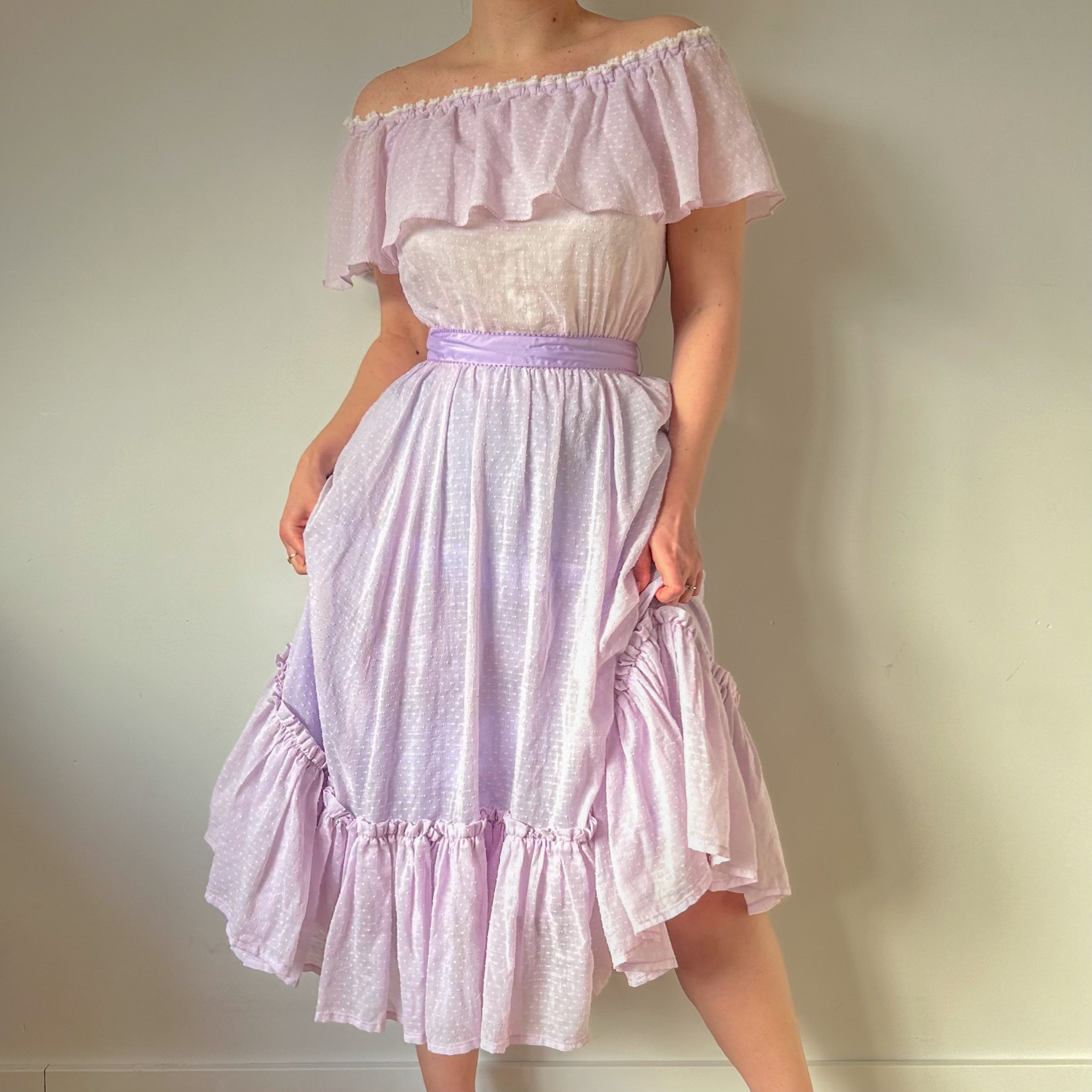 1970s Lilac Dress (M)