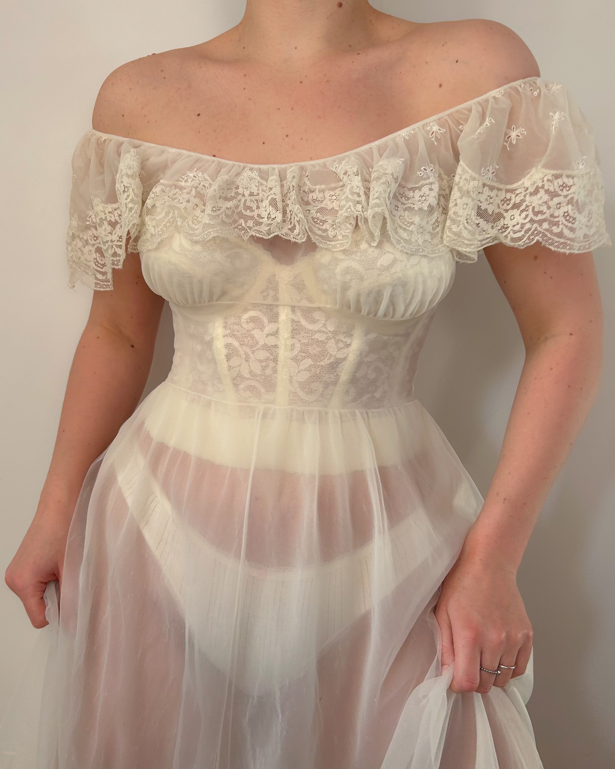 Dream Peignoir Dress Set (S)
