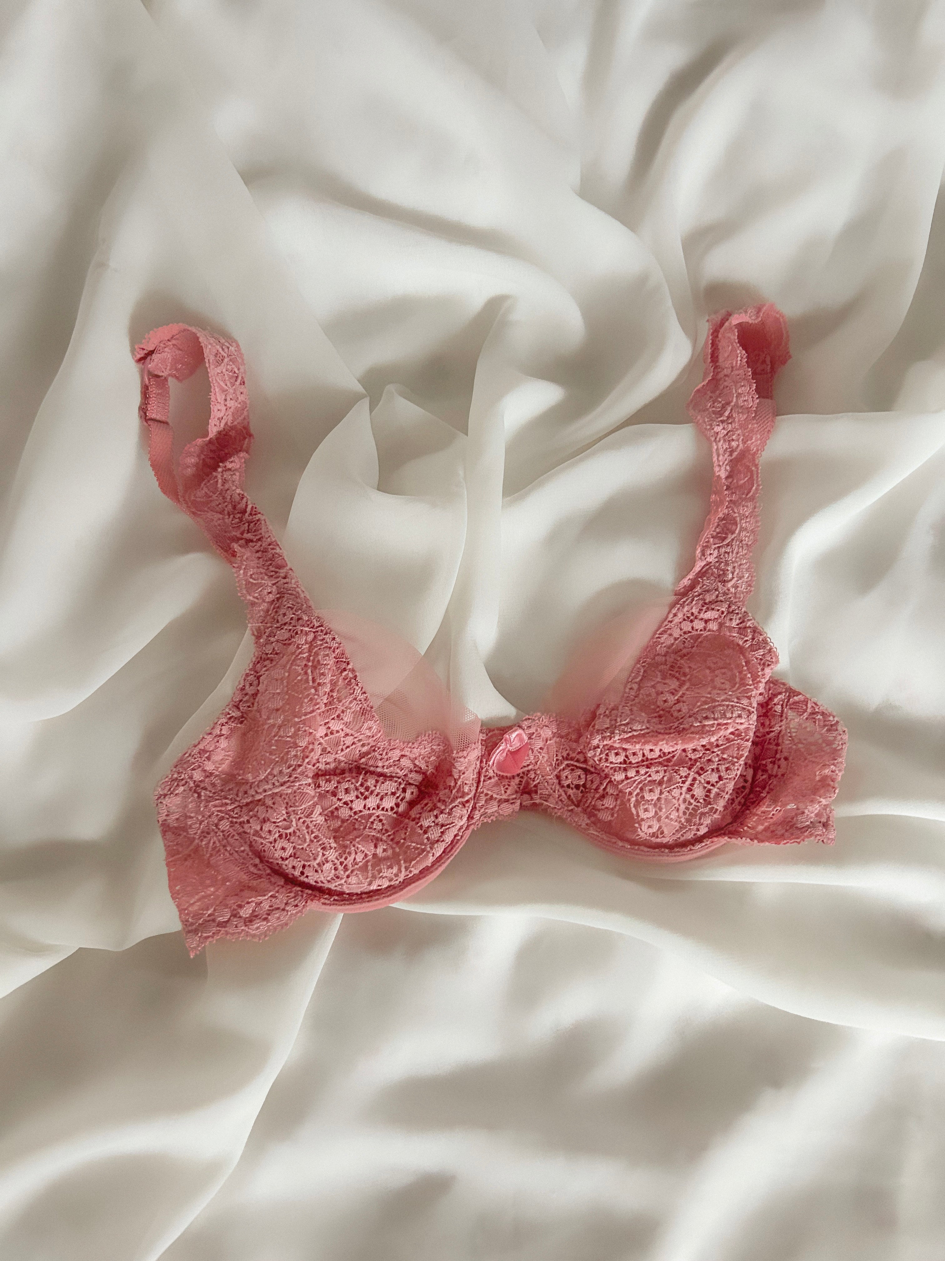 Pink Lace Bra 65B/70A/60C