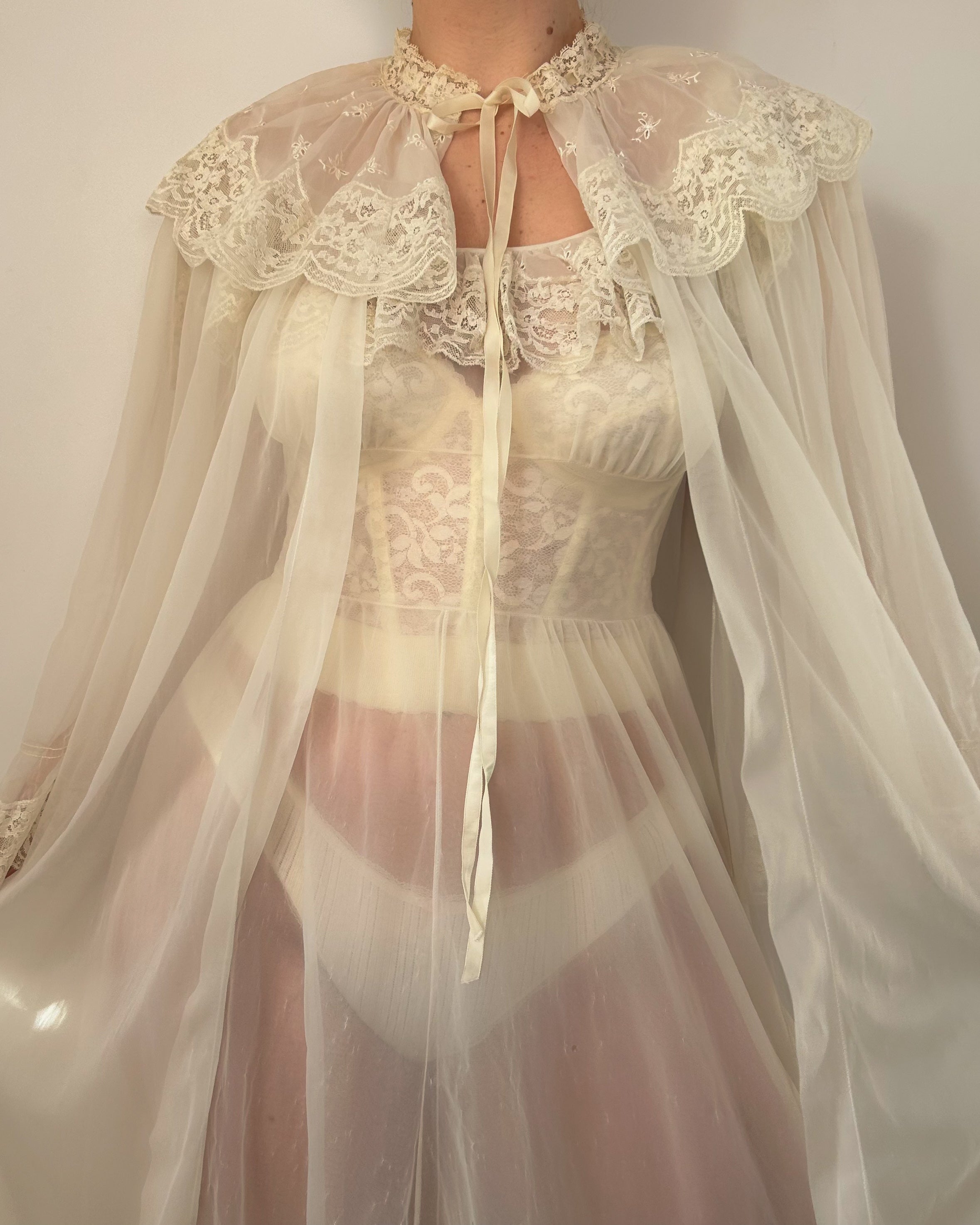 Dream Peignoir Dress Set (S)