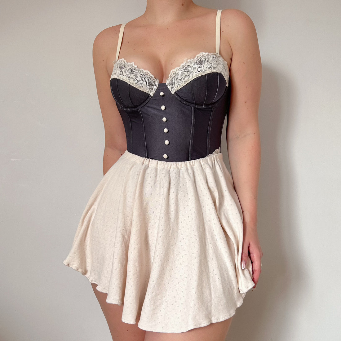 Lace Trim Bustier 75B/70C/80A