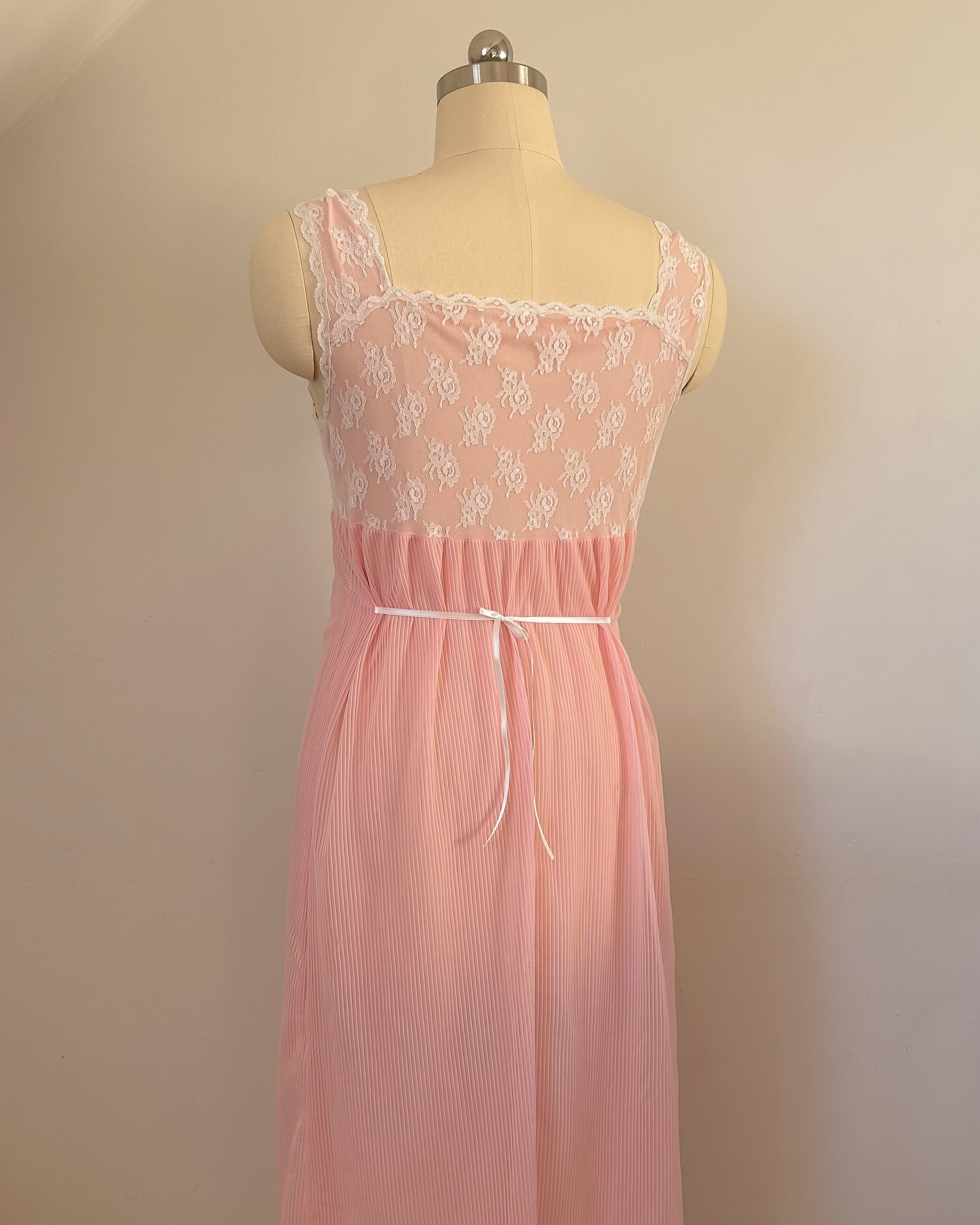 Pink Lace Slip (M)