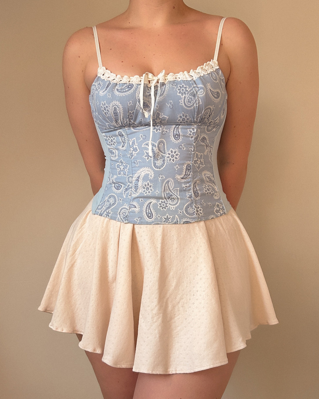 Blue Bustier 75C/70D/80B