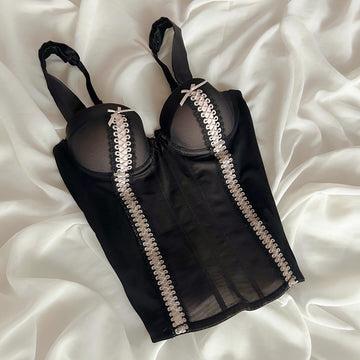 Black Bow Bustier 75B/70C/80A