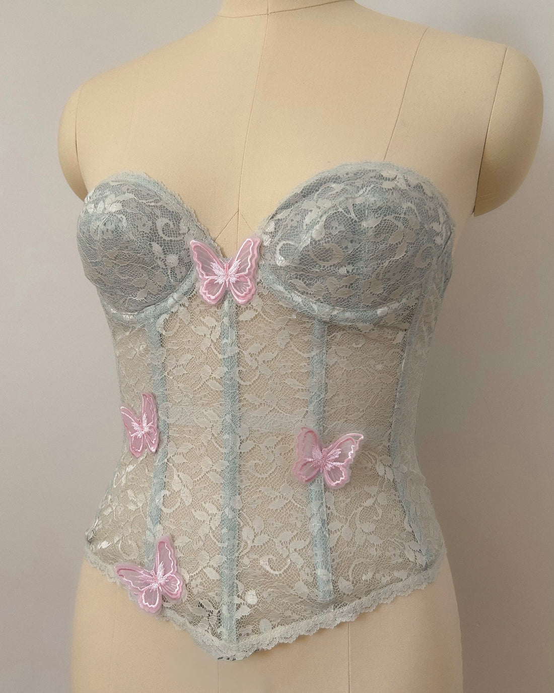 Butterfly Mint Bustier 75C/70D/80B