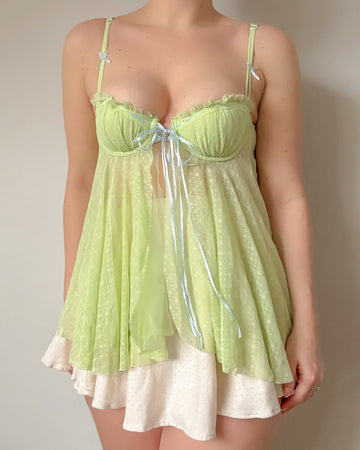 Green Bustier Top 70B/65C/75A