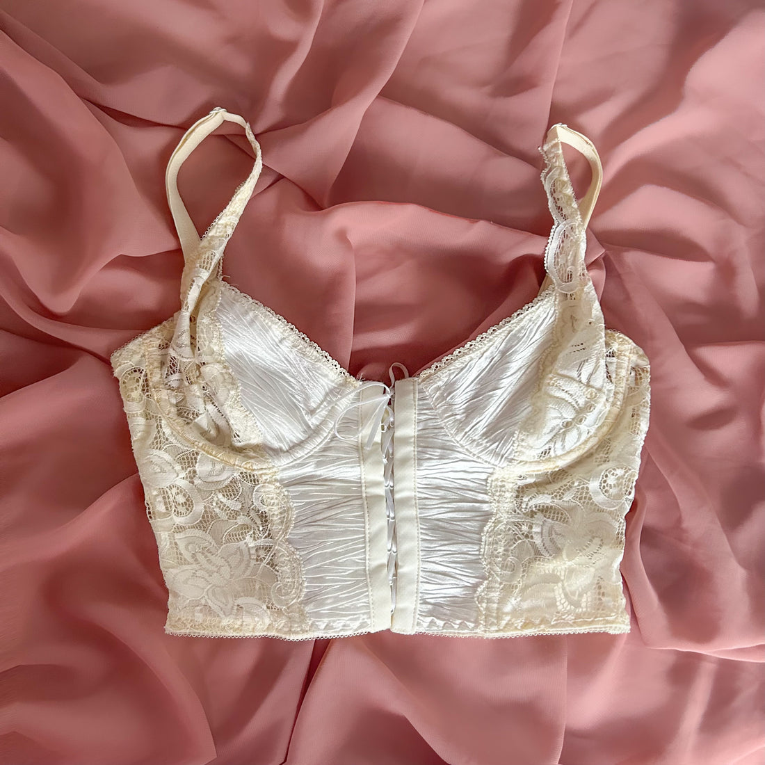 Ivory Lace Bustier 80B/75C/85A