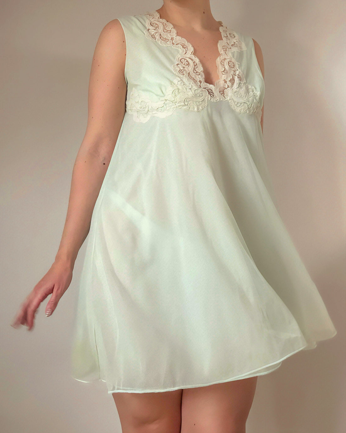 Soft Blue Babydoll (M/L)