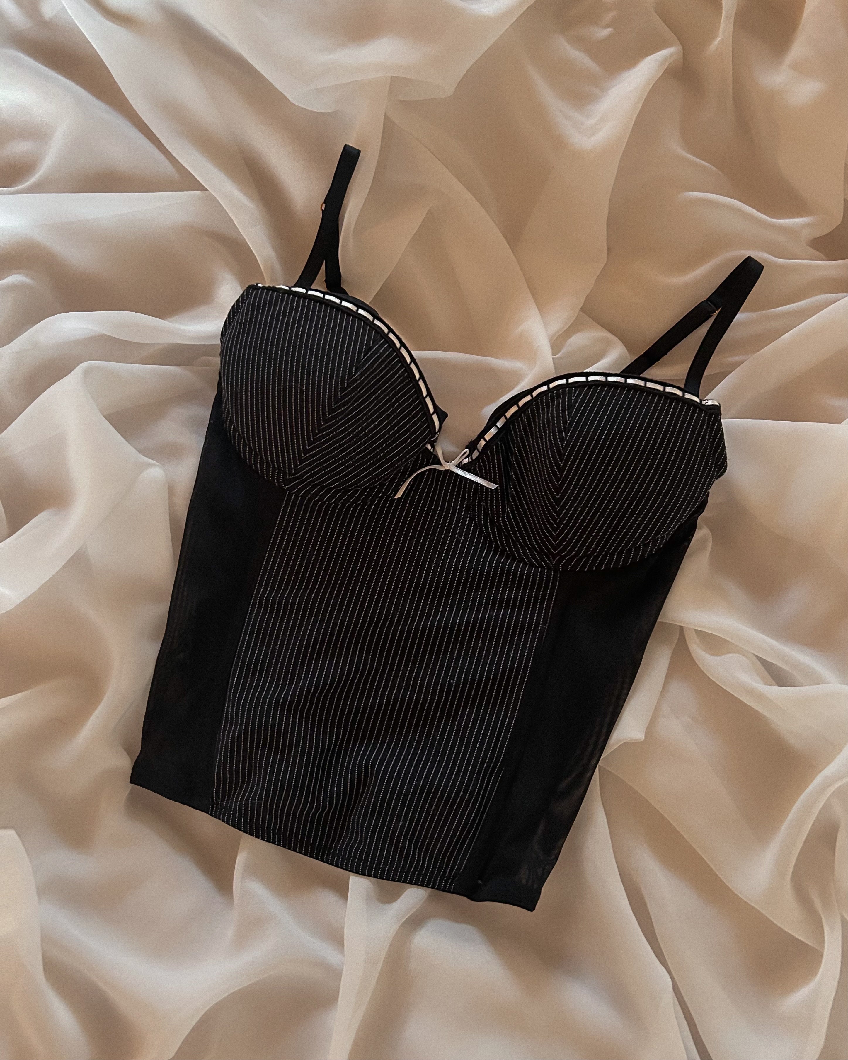 Pinstripe Bustier 80B/75C/85A