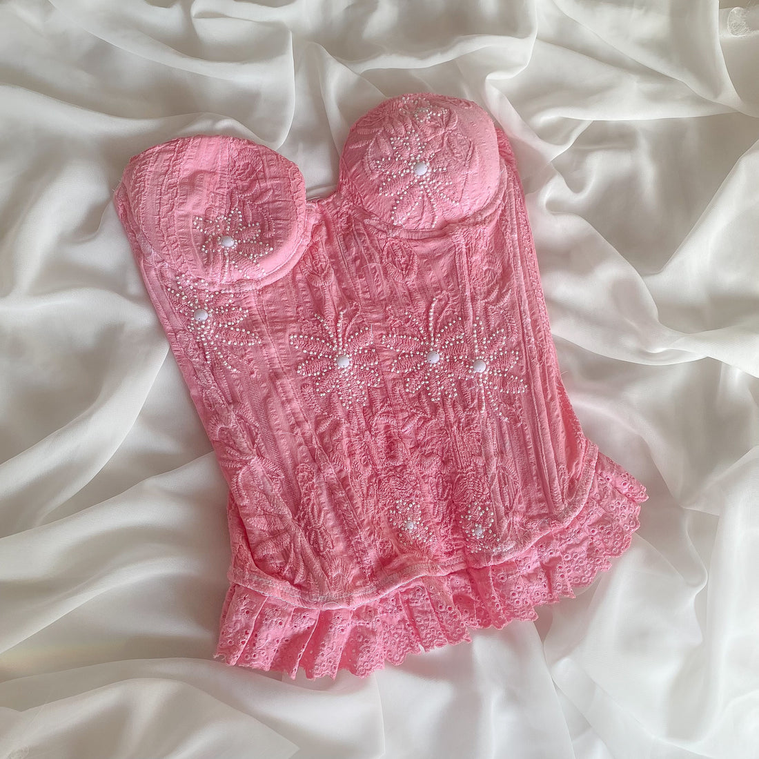 Pink Pearl Bustier 80C/75D/85B