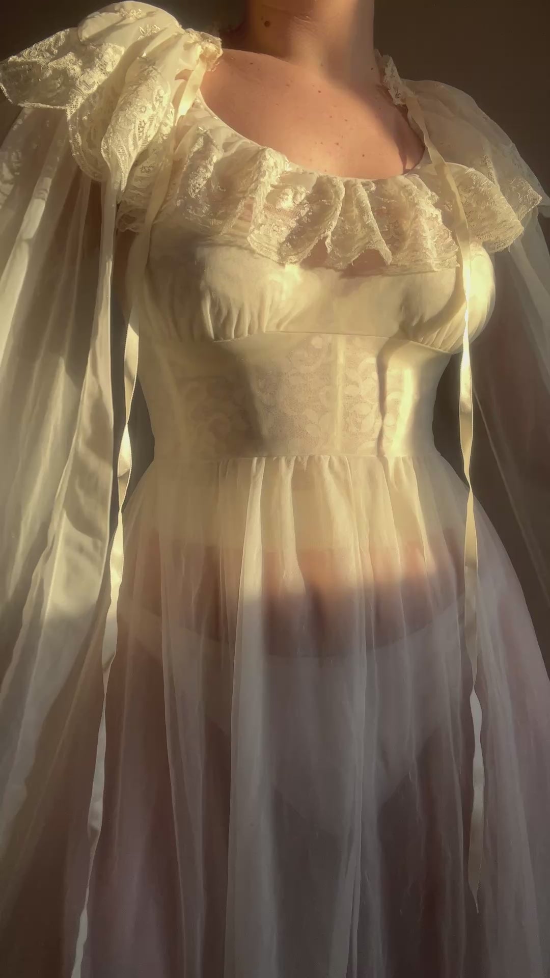 Dream Peignoir Dress Set (S)
