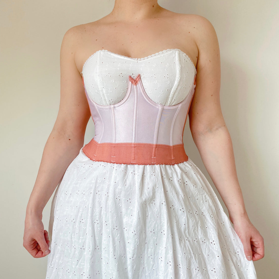 Satin Pink Underbust (EU80/US36)