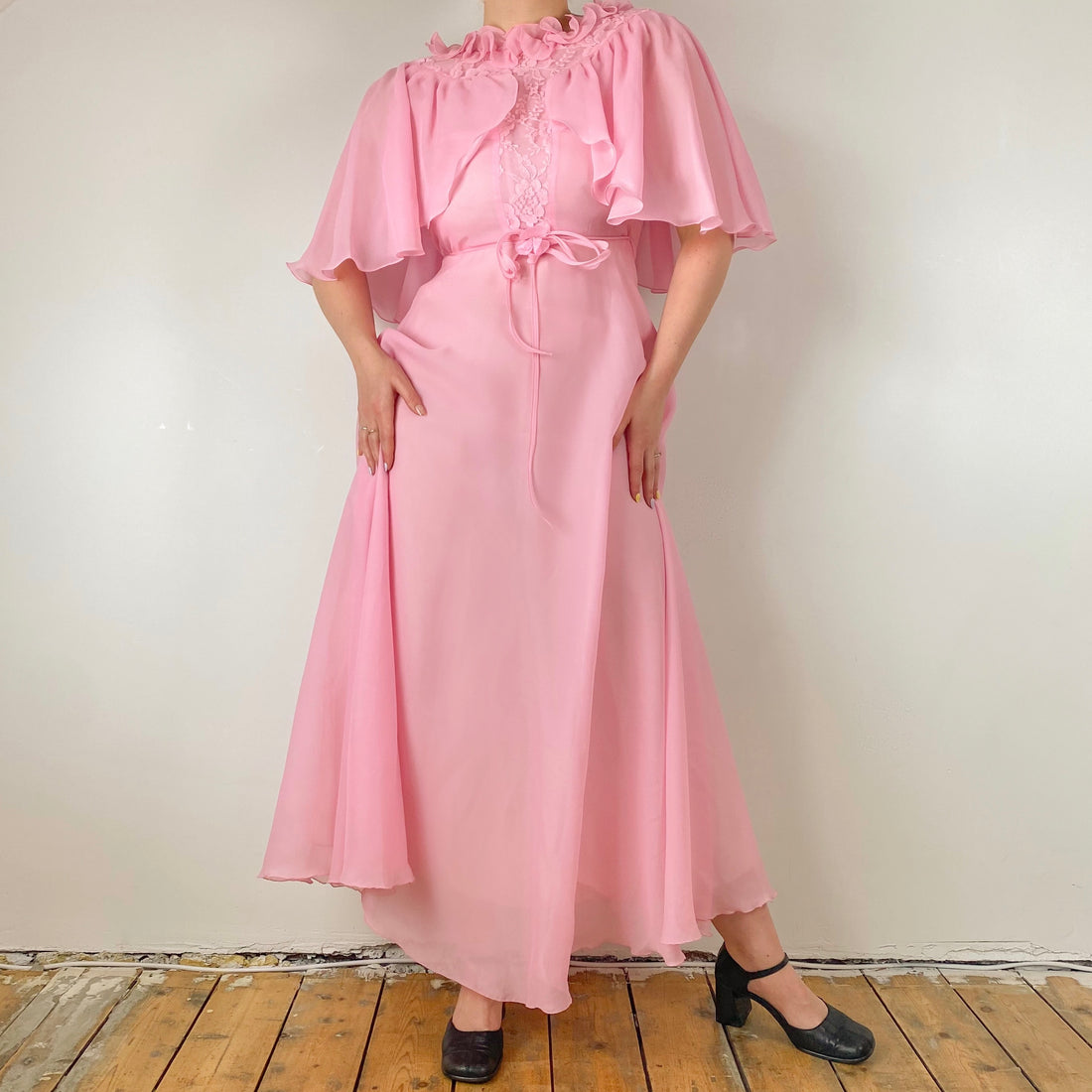 1970s Pink Gown (S)