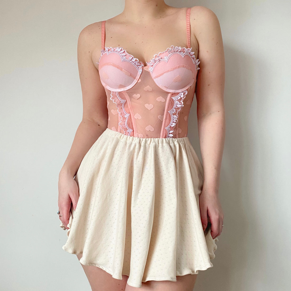 Blush Heart Bustier 75C/70D/80B