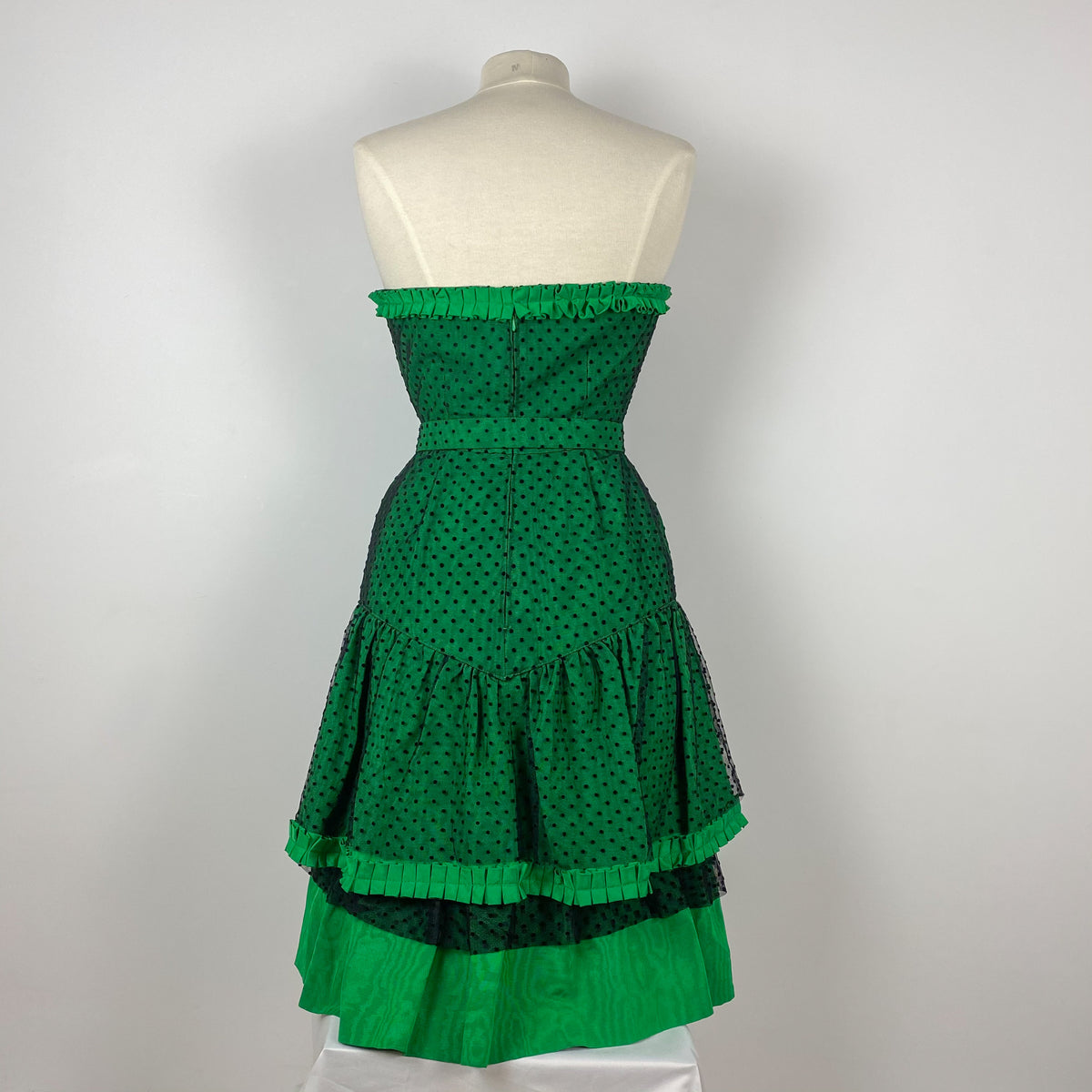80s Emerald Cocktail Dress