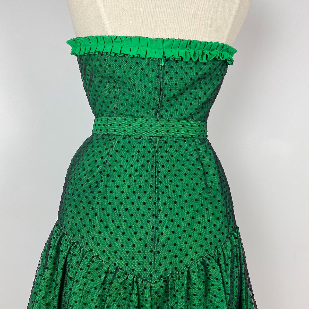 80s Emerald Cocktail Dress